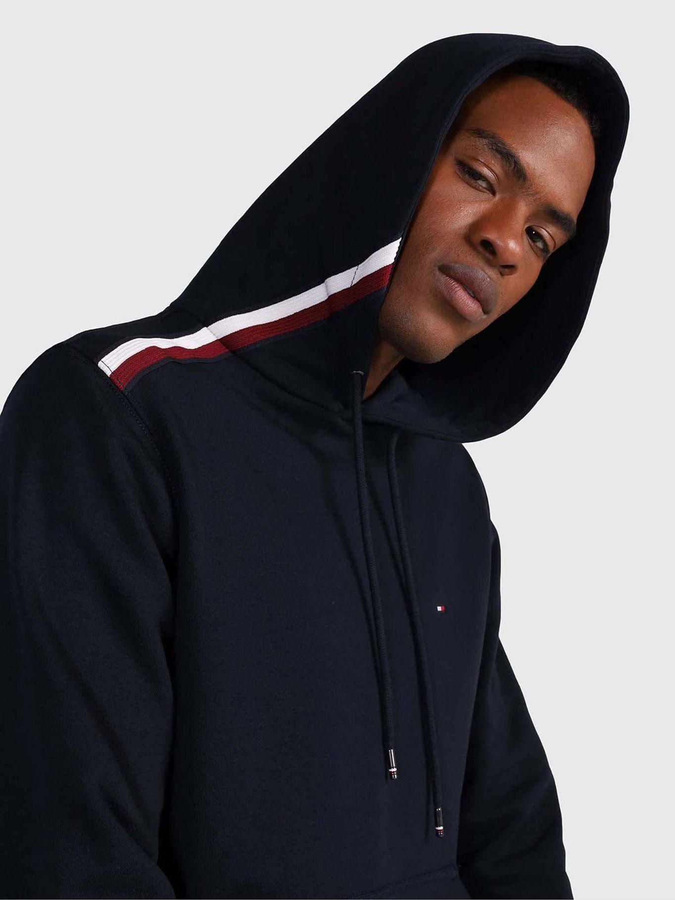 Polerón Hoodie Im Global Stripe Azul Tommy Hilfiger-4