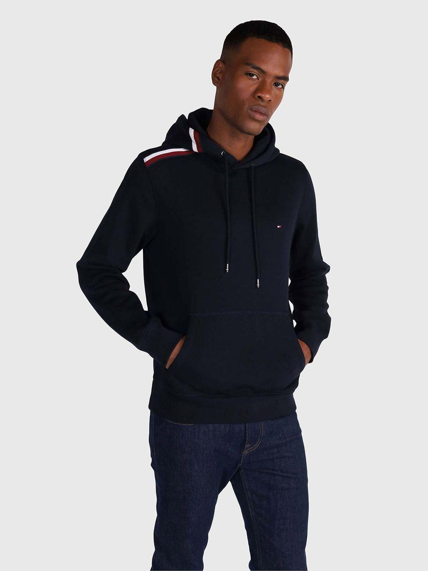 Polerón Hoodie Im Global Stripe Azul Tommy Hilfiger-0
