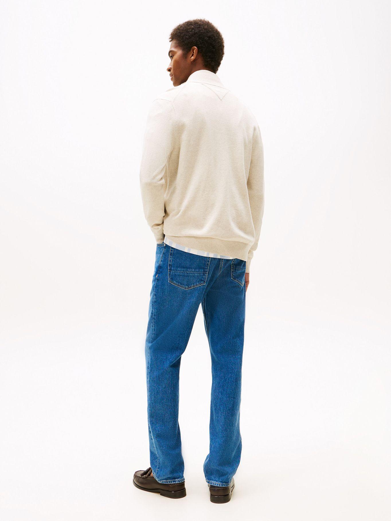 Sweater Essential Cotton  Cierre Beige Tommy Hilfiger-2