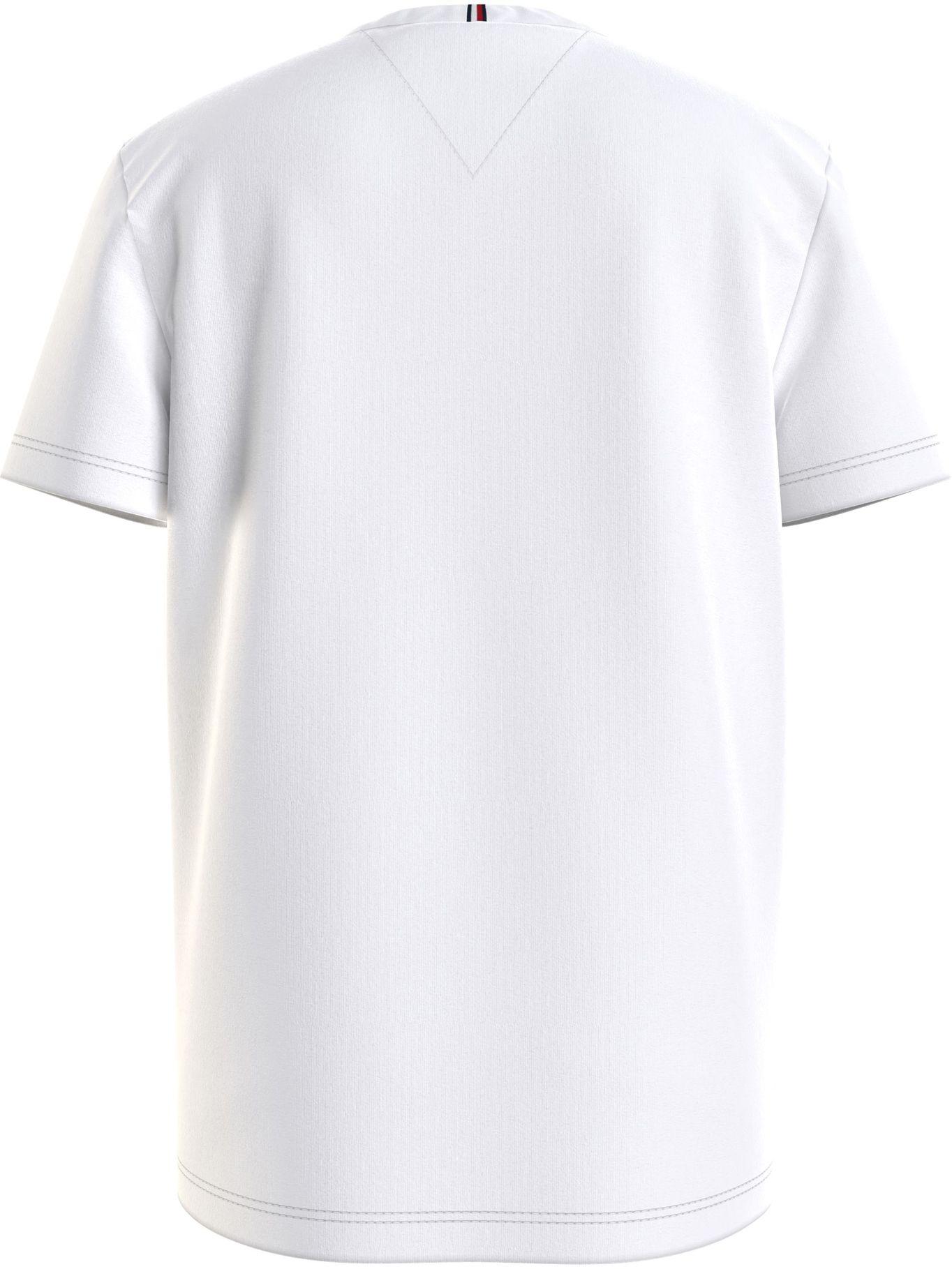 Polera De Niño De Algodón Con Logo Blanco Tommy Hilfiger-1