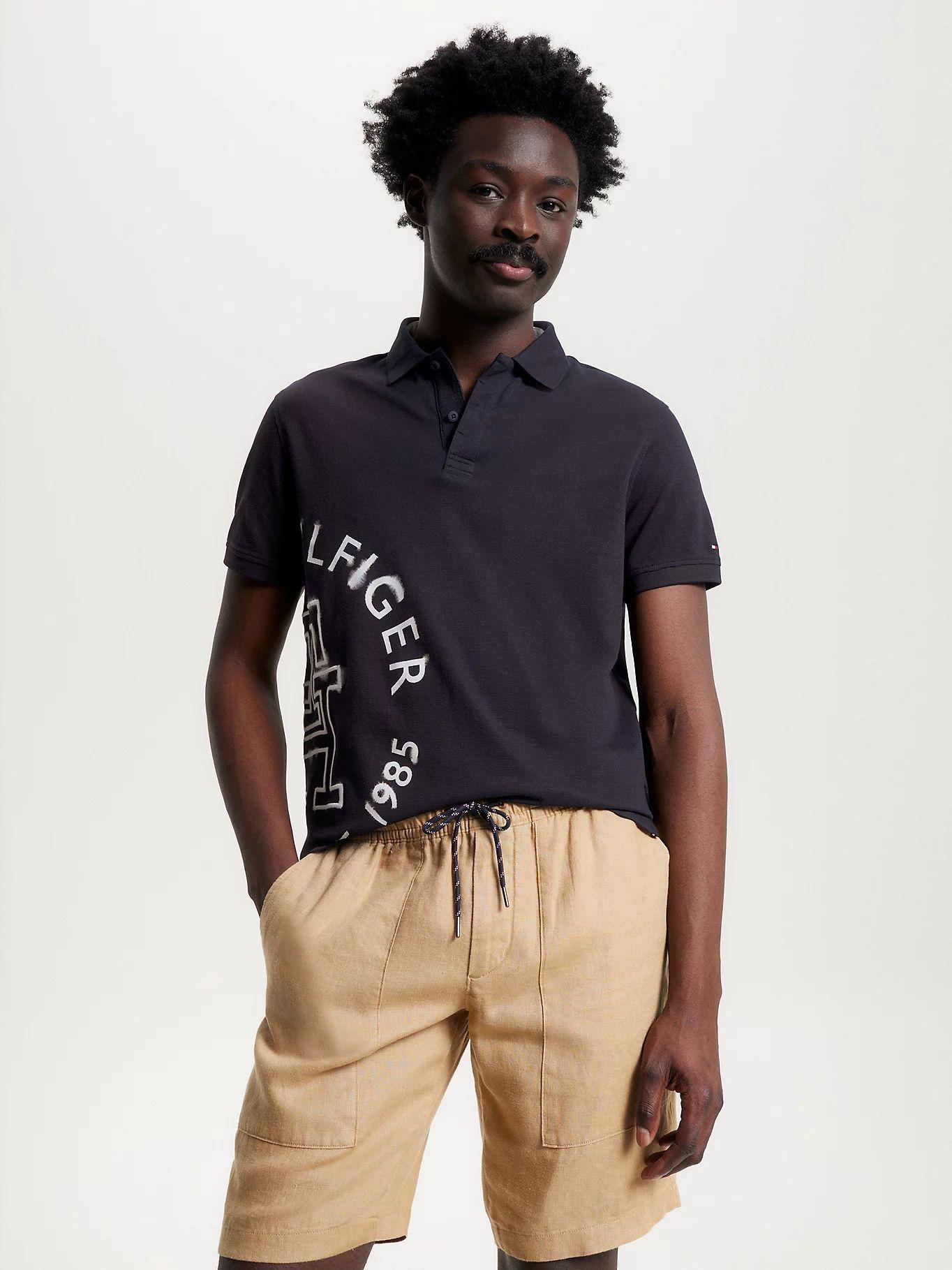 Polo Regular Fit Ink Con Logo  Azul Tommy Hilfiger-0