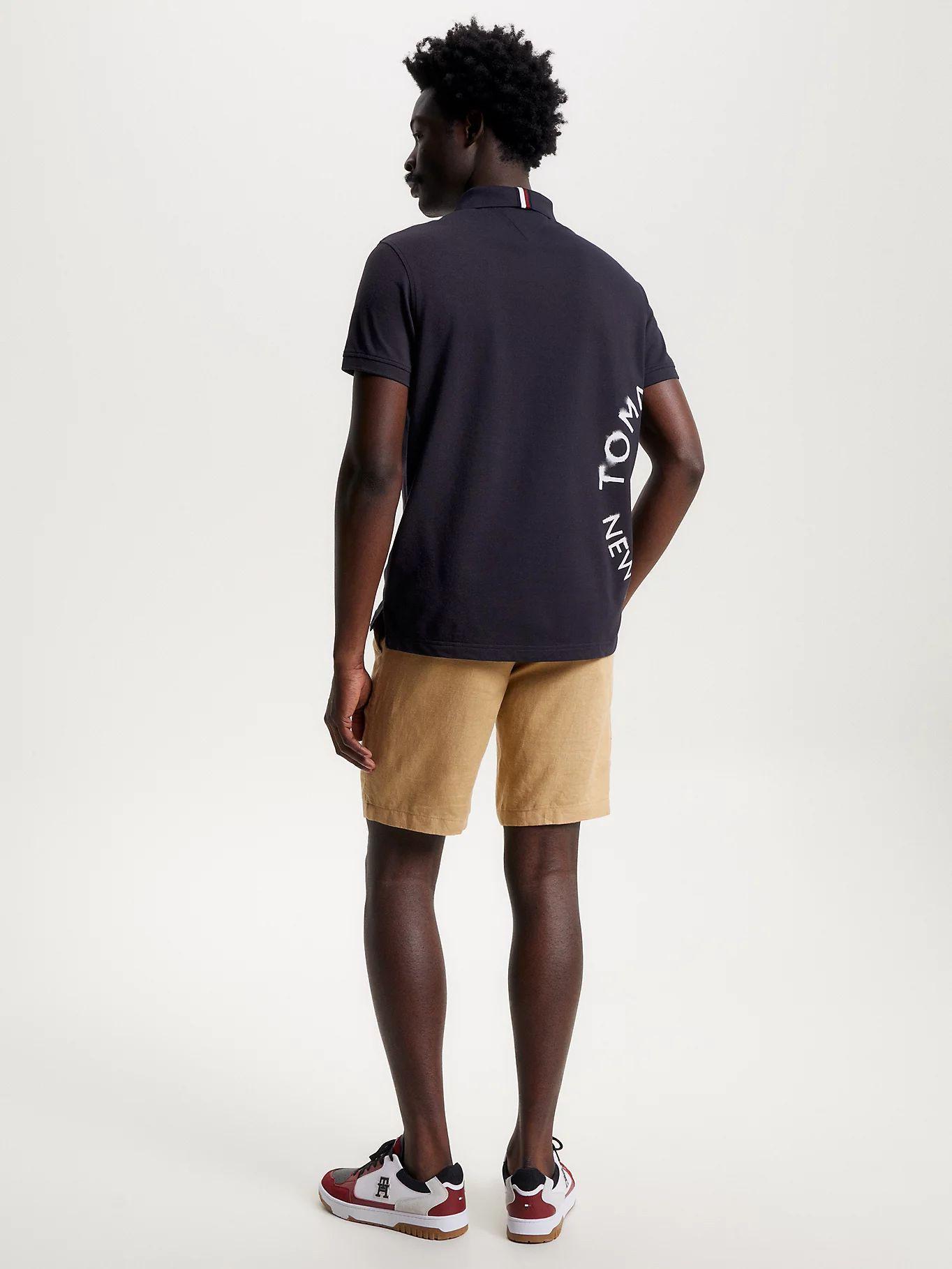 Polo Regular Fit Ink Con Logo  Azul Tommy Hilfiger-3