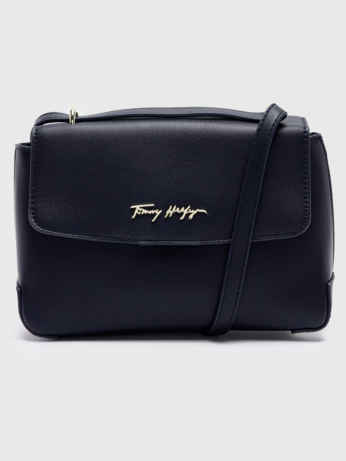 Cartera Xbody Signature Logo Azul Tommy Hilfiger-0
