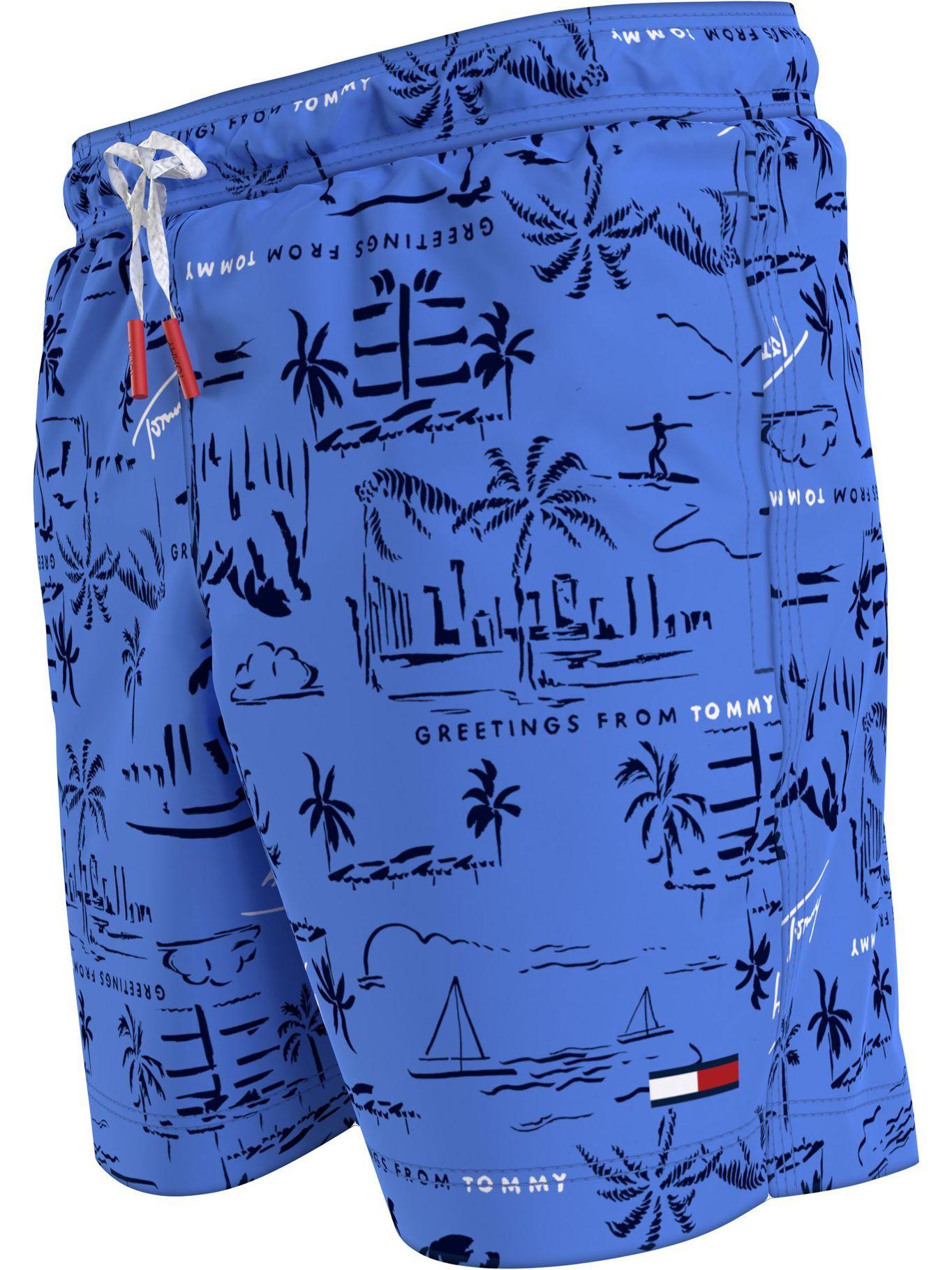 Traje De Baño Summer Print Azul Tommy Hilfiger-2