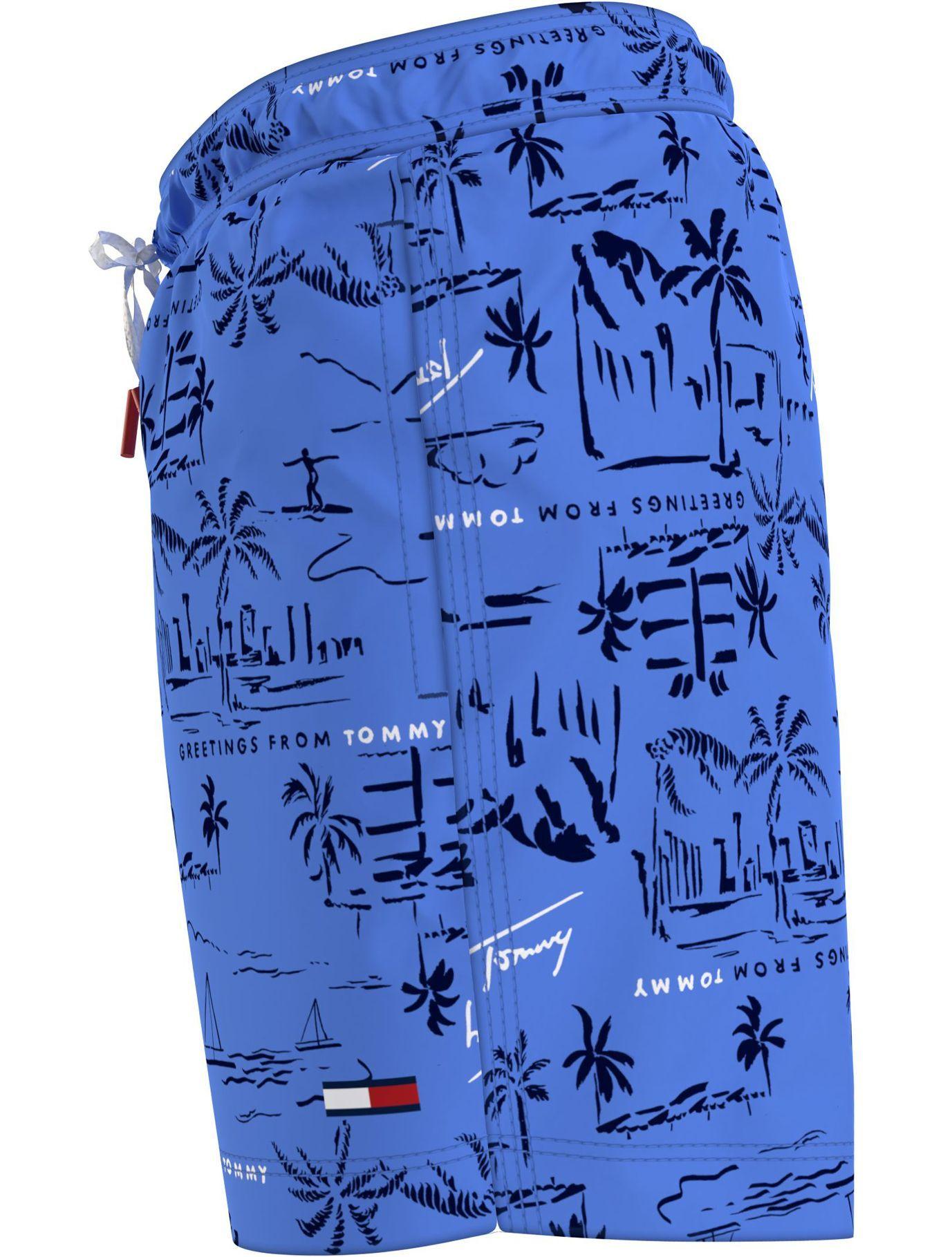 Traje De Baño Summer Print Azul Tommy Hilfiger-3