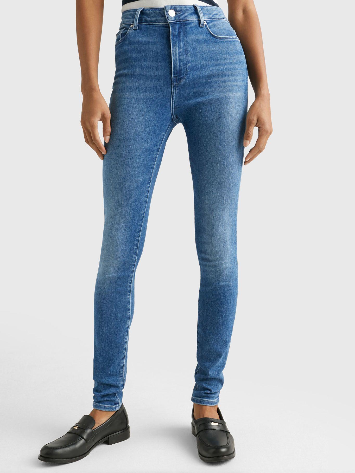 Jeans Harlem Alto Super Skinny Azul Tommy Hilfiger-0