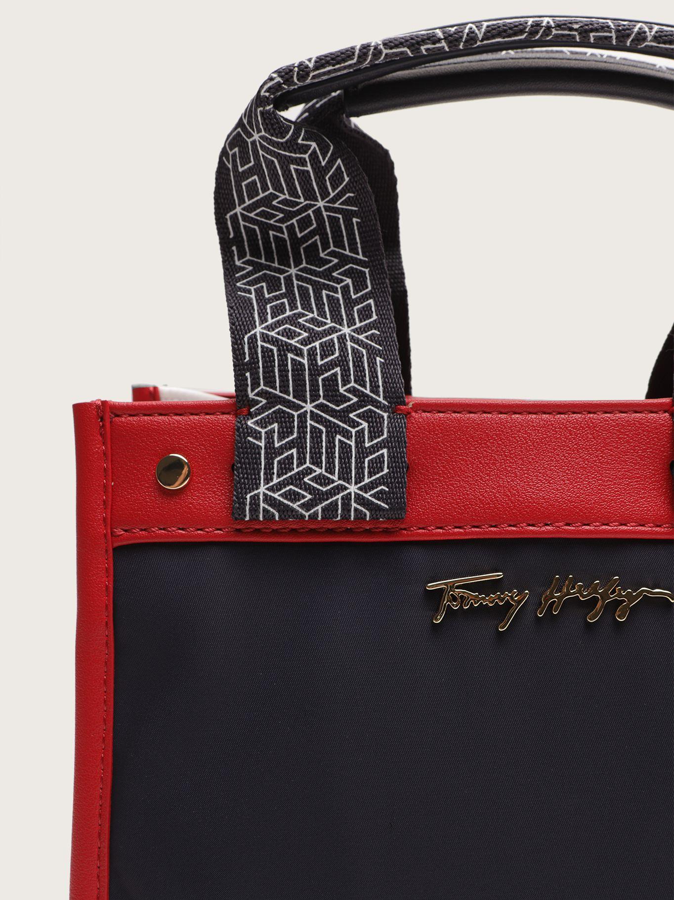 Bolso Satchel Con Asa Azul Tommy Hilfiger-3