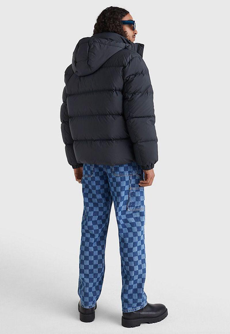 Parka Essential Down Con Logo Negro Tommy Jeans-2