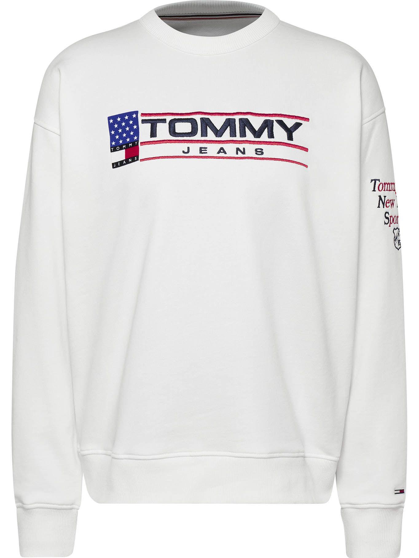 Polerón Relaxed Modern Logo Blanco Tommy Hilfiger-0