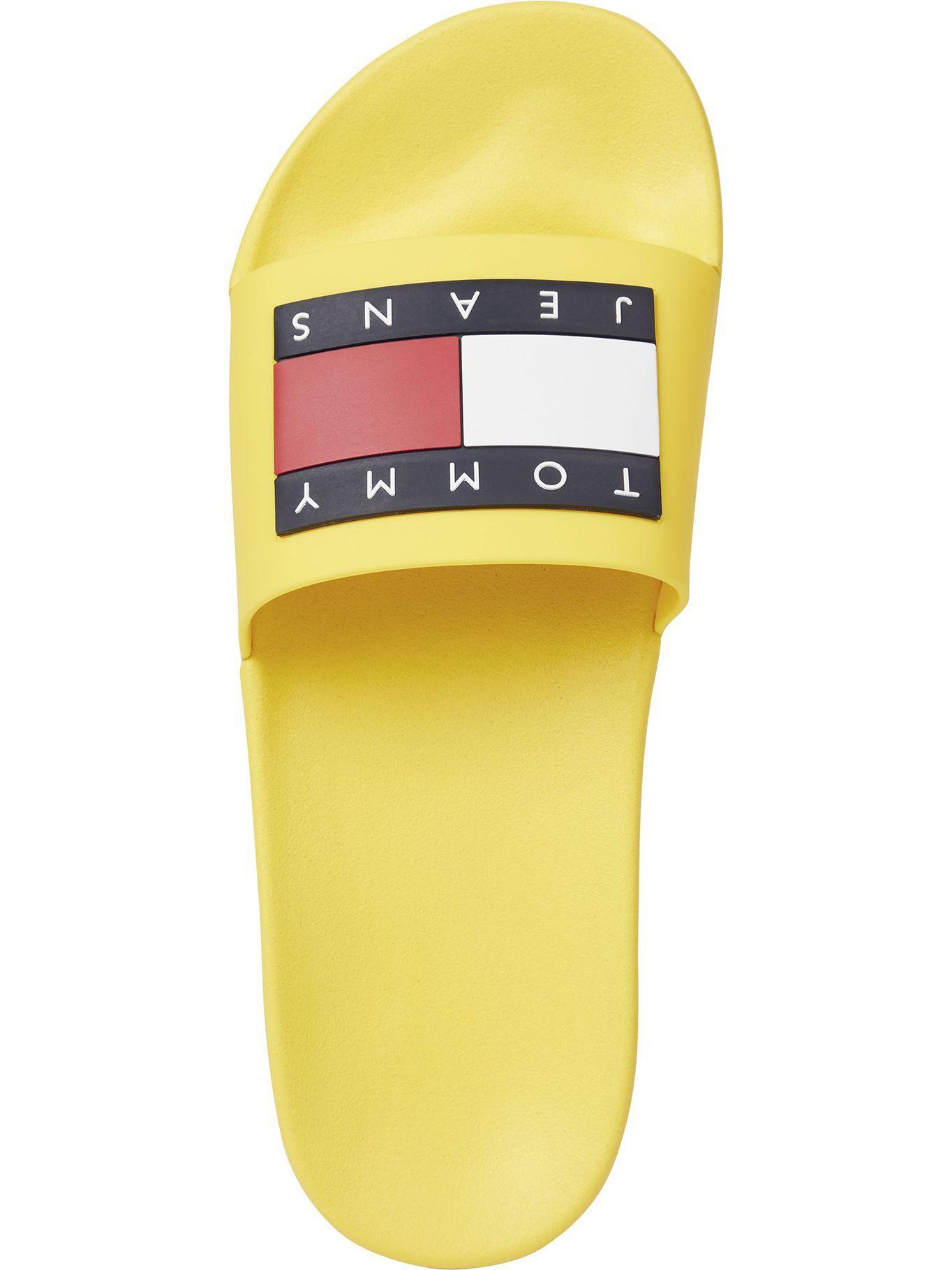 Sandalias Logo Flag Amarillo Tommy Hilfiger-2