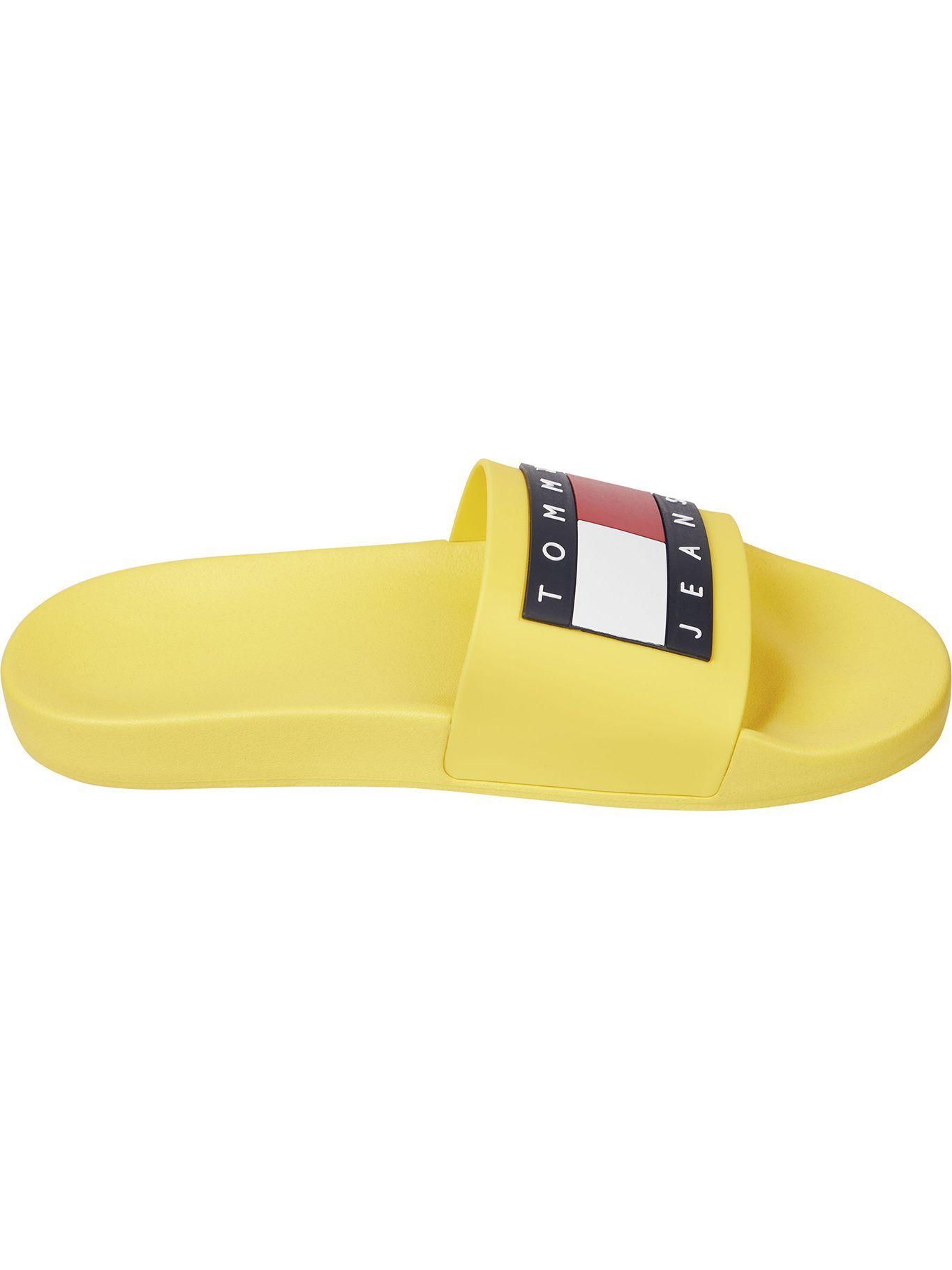 Sandalias Logo Flag Amarillo Tommy Hilfiger-3