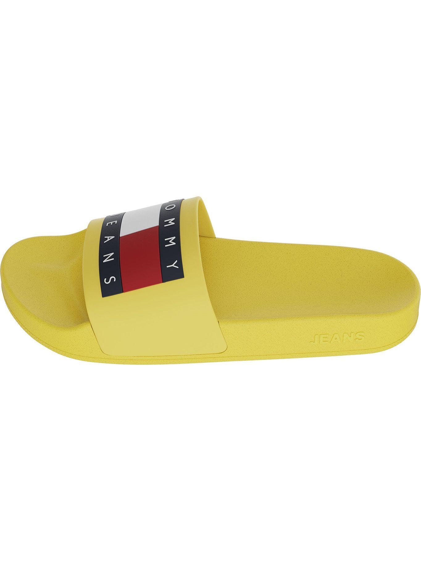 Sandalias Logo Flag Amarillo Tommy Hilfiger-0