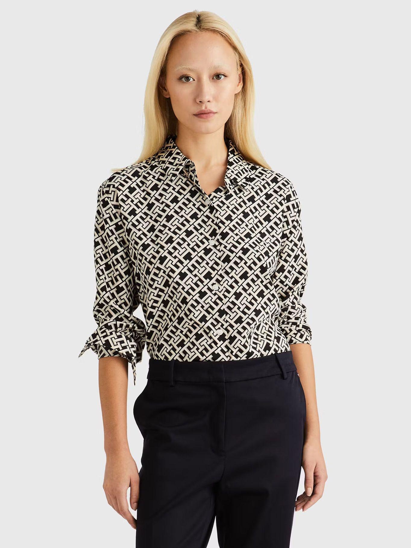 CAMISA ESTAMPADO DE MONOGRAM MULTICOLOR TOMMY HILFIGER-0