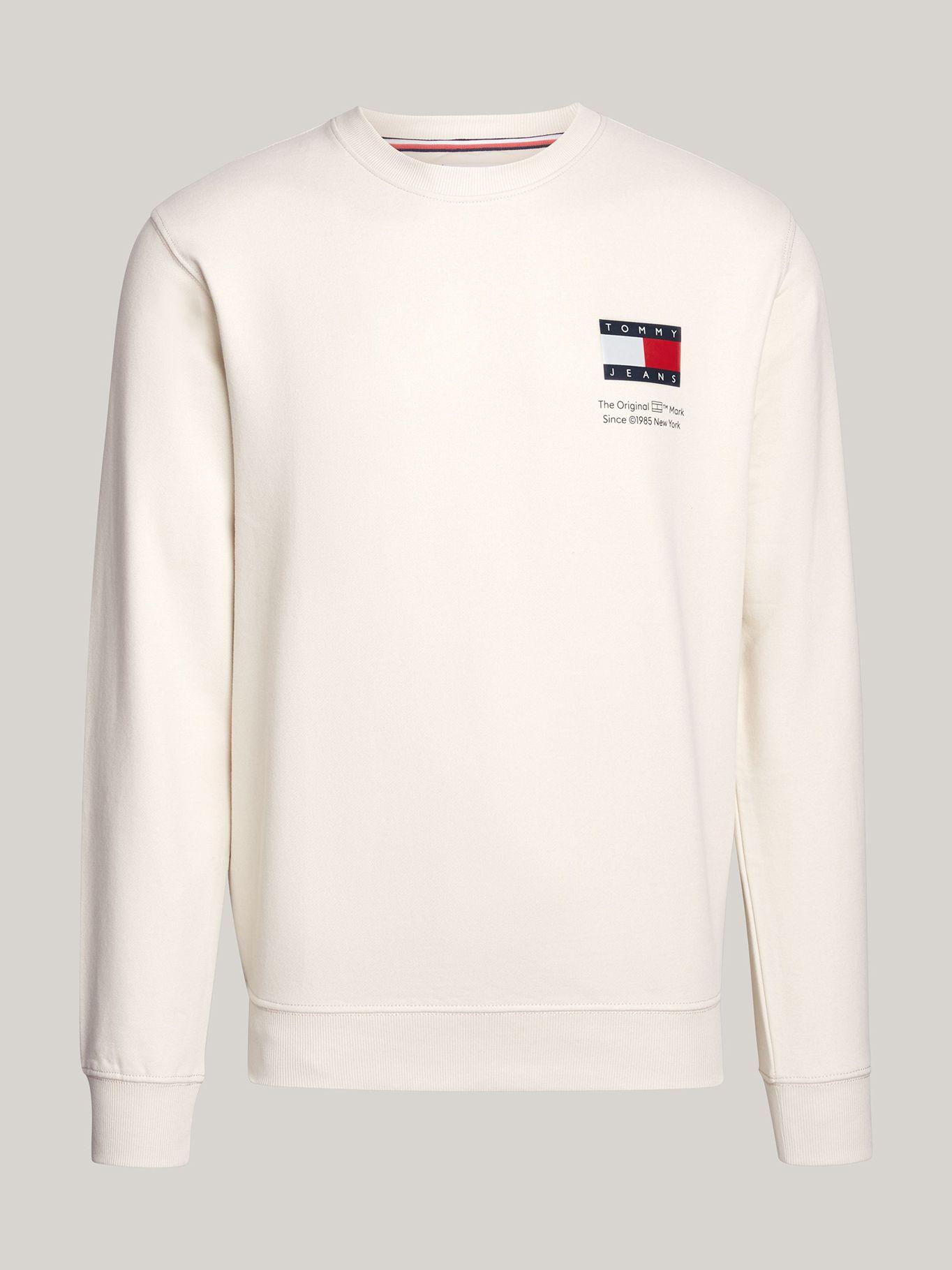 Polerón Con Logo Flag Beige Tommy Jeans-4