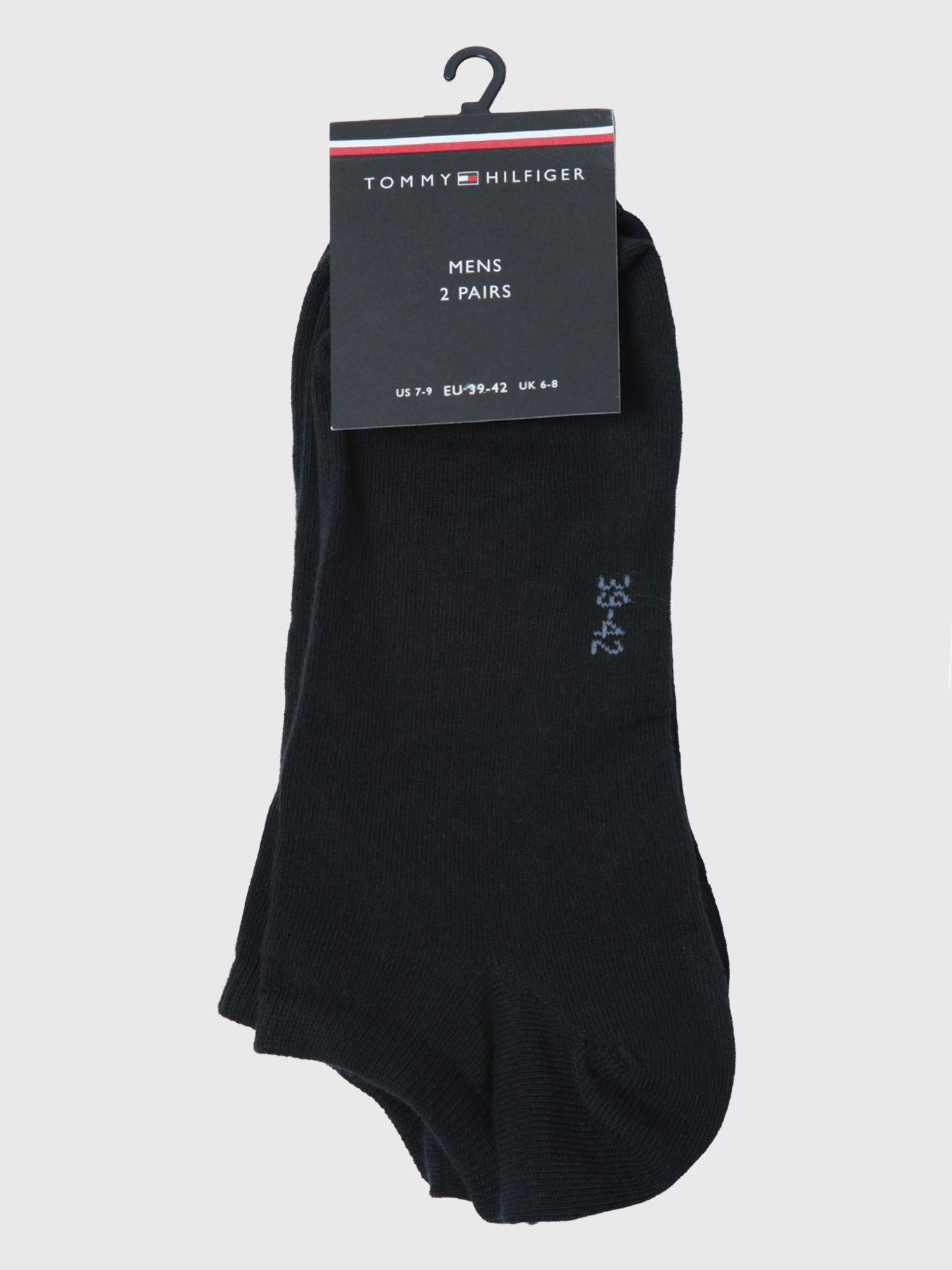 Pack De 2 Pares De Calcetines Logo Negro Tommy Hilfiger-2