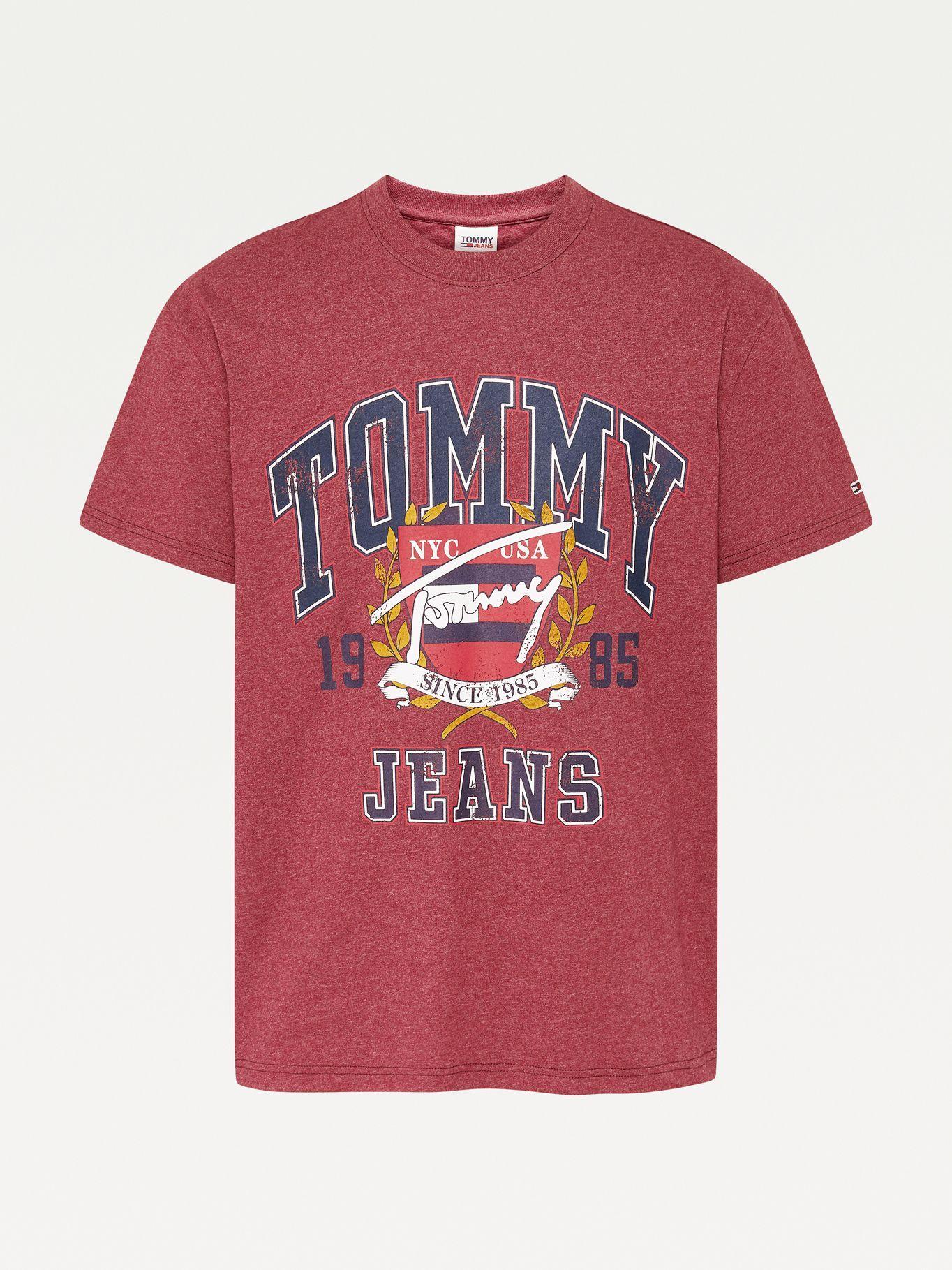 Polera Vintage College Rojo Tommy Jeans M2-3