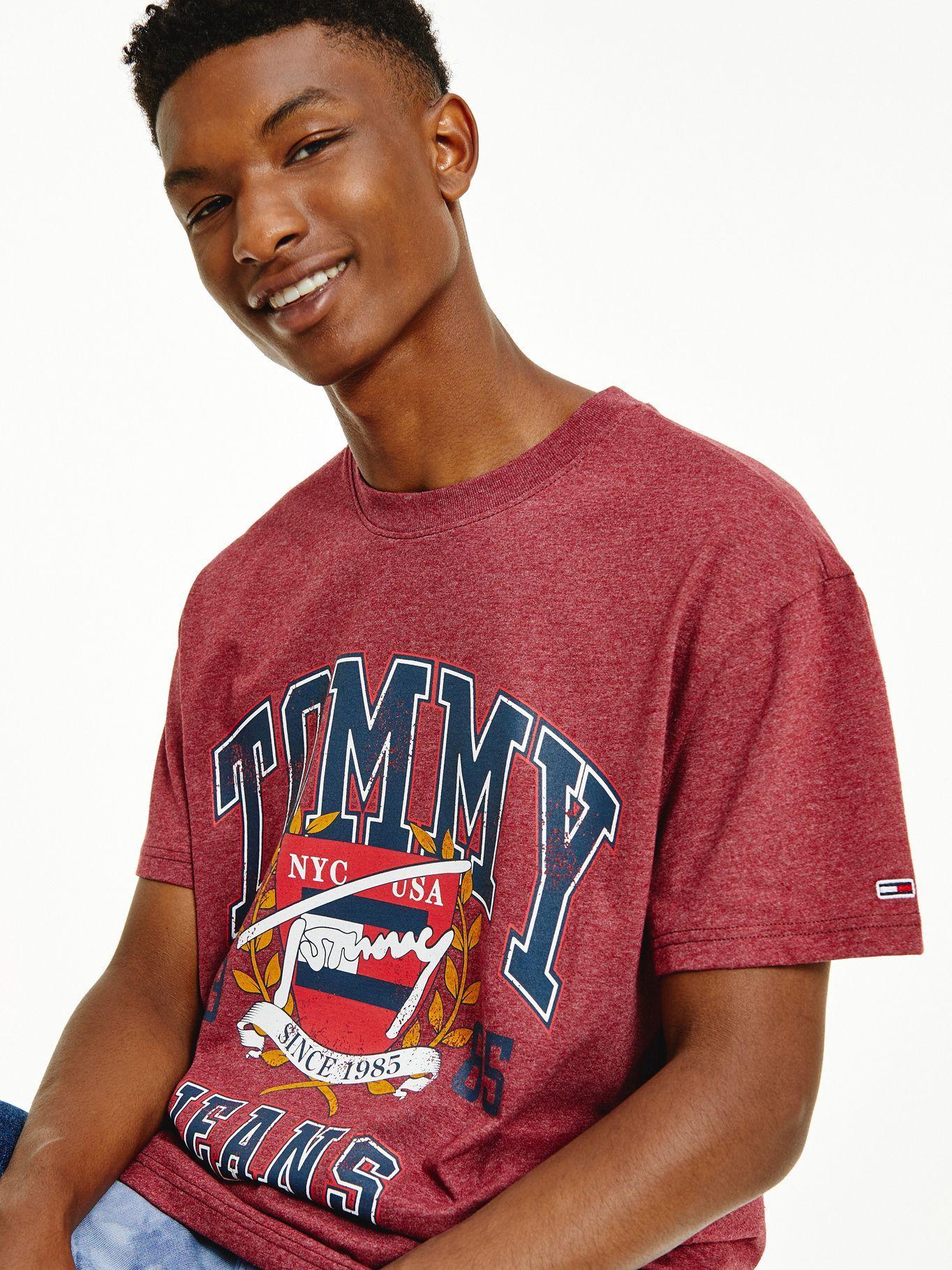 Polera Vintage College Rojo Tommy Jeans M2-2