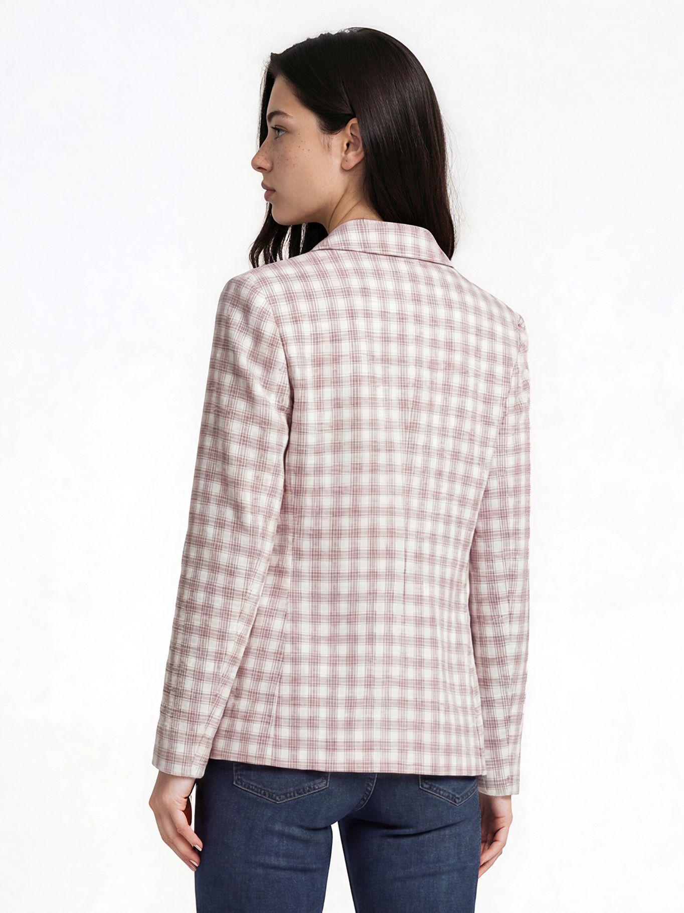 Blazer Estampado De Cuadros Multicolor Tommy Hilfiger-3
