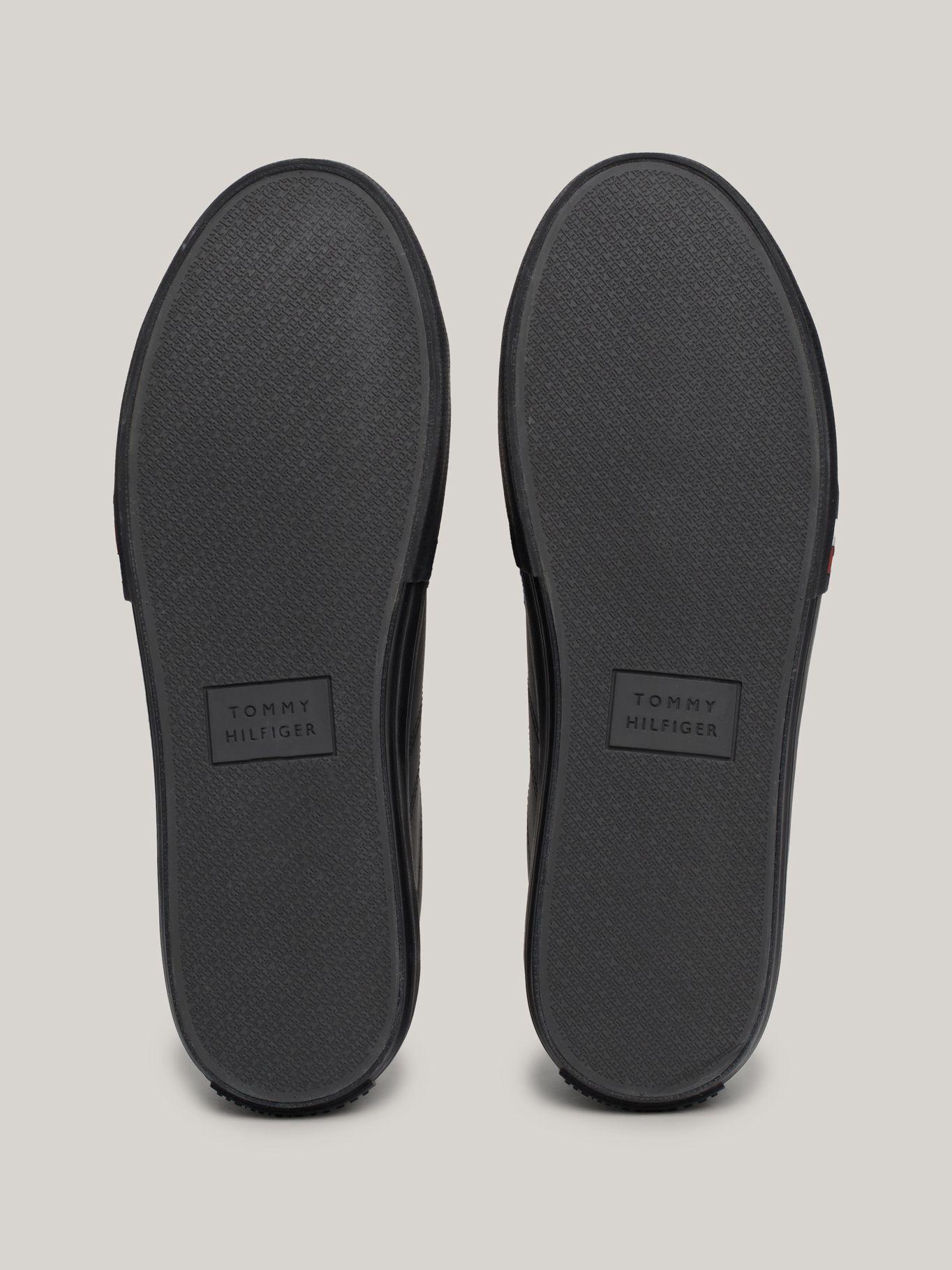Zapatillas Street Cuero Con Logo Negro Tommy Hilfiger-3
