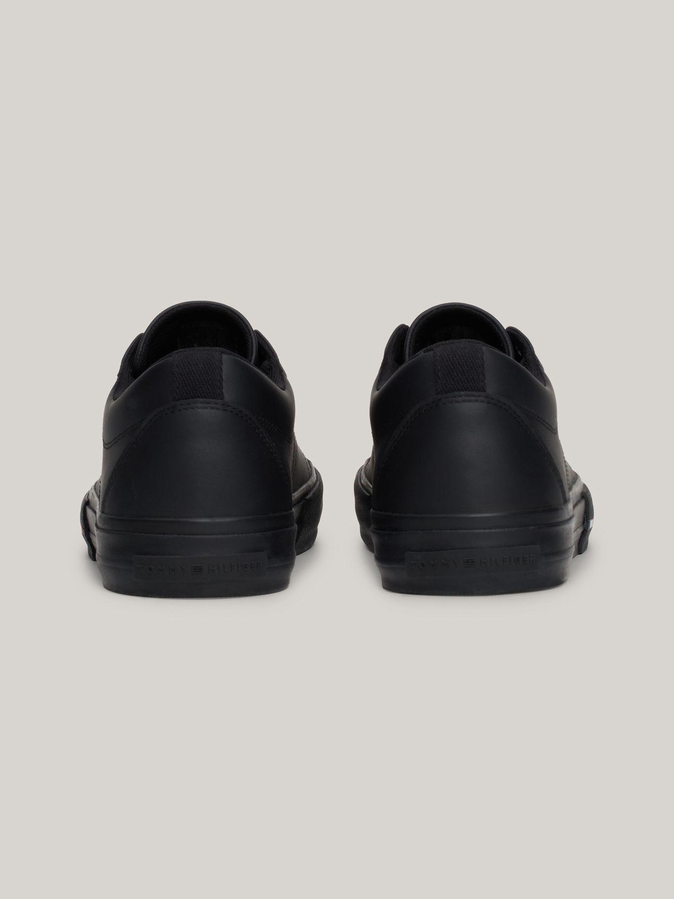 Zapatillas Street Cuero Con Logo Negro Tommy Hilfiger-7