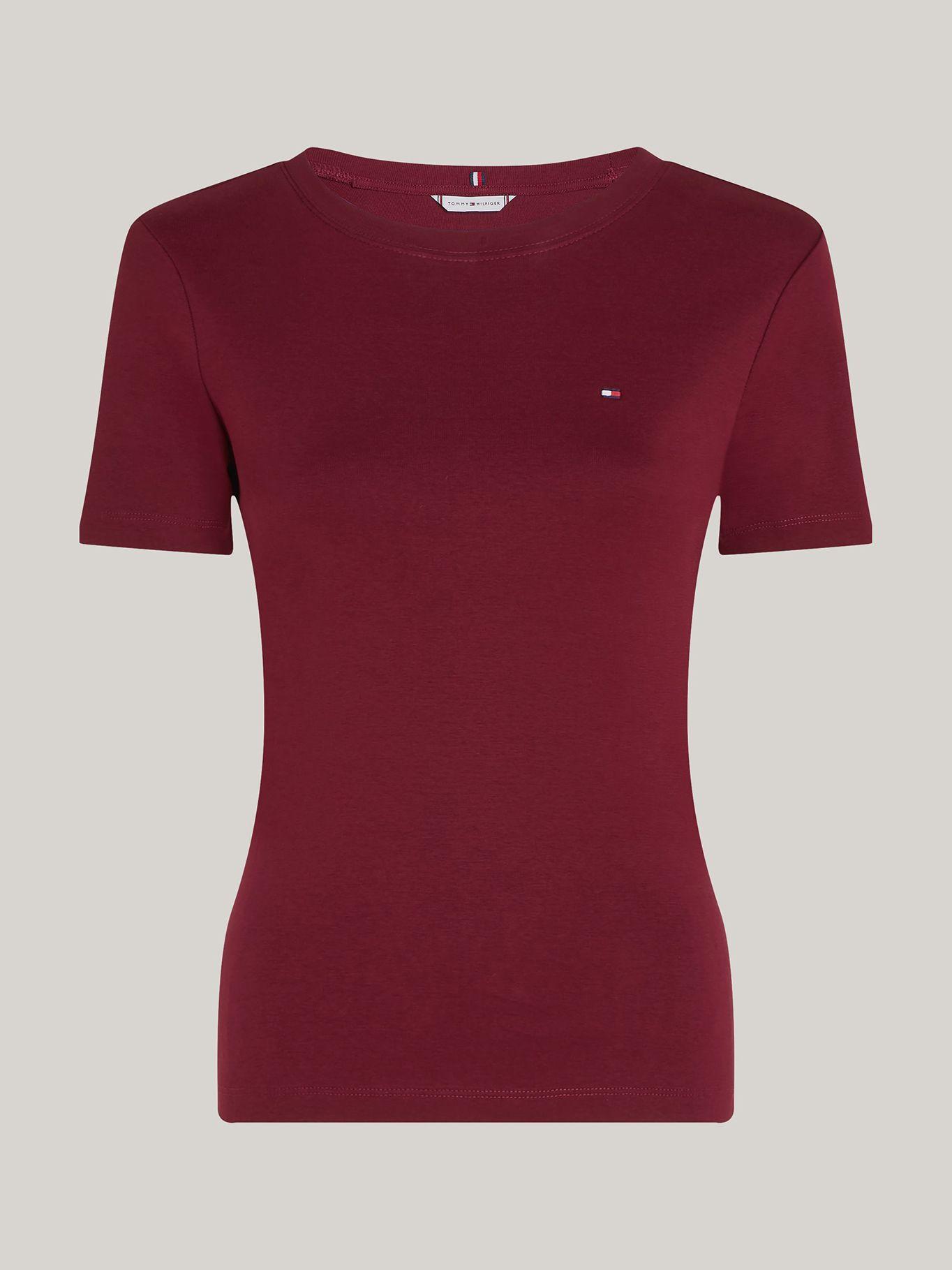 Polera Cody Slim Fit Burdeo Tommy Hilfiger-4