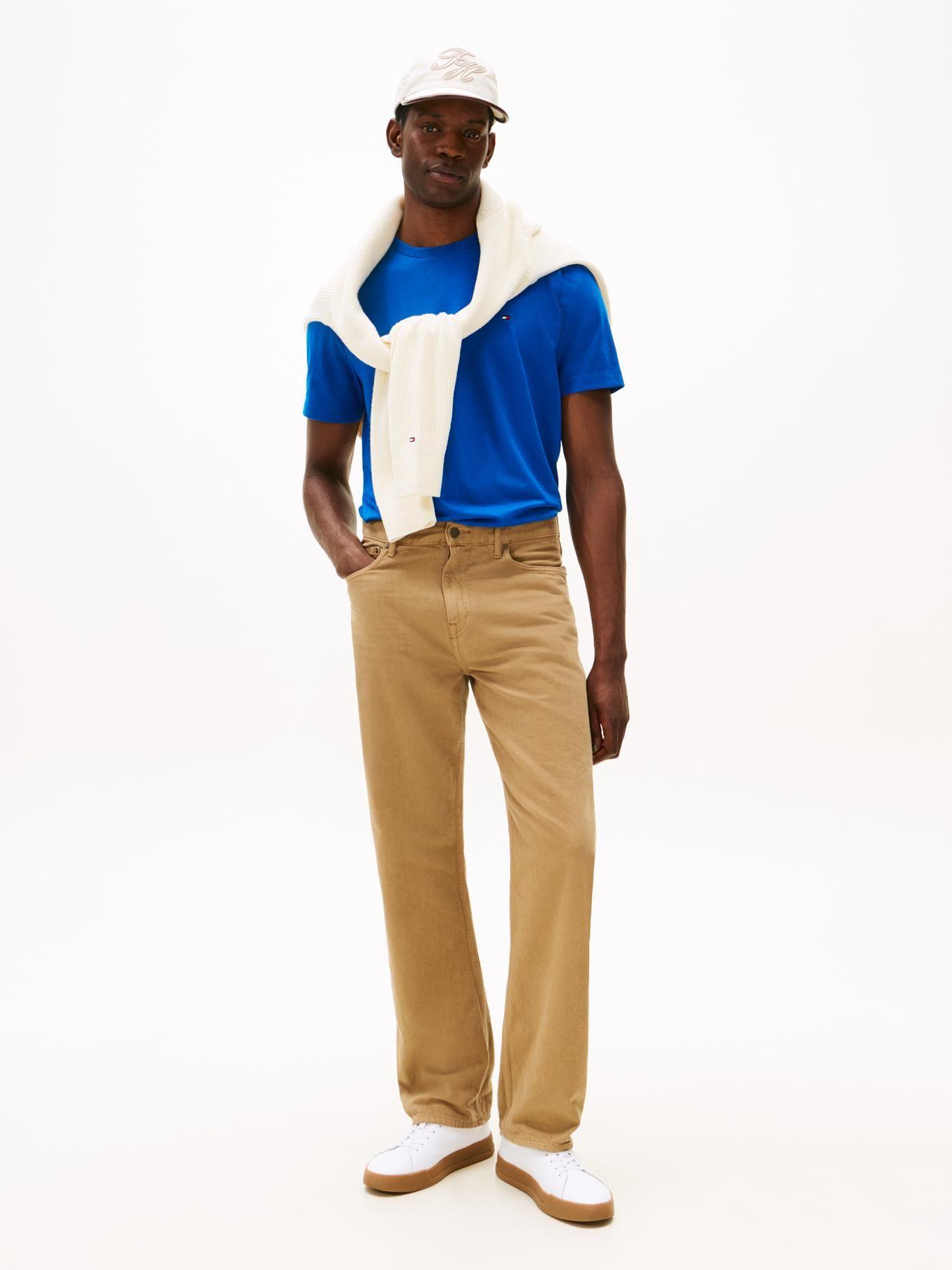 Polera Essential C-Neck Regular Fit Tommy Hilfiger Azul-1
