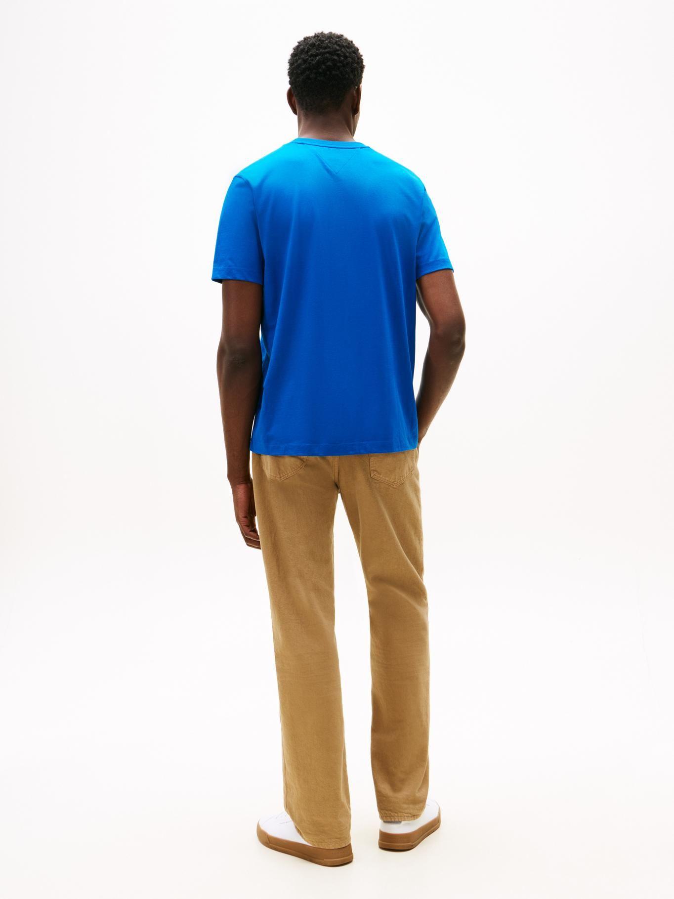 Polera Essential C-Neck Regular Fit Tommy Hilfiger Azul-2