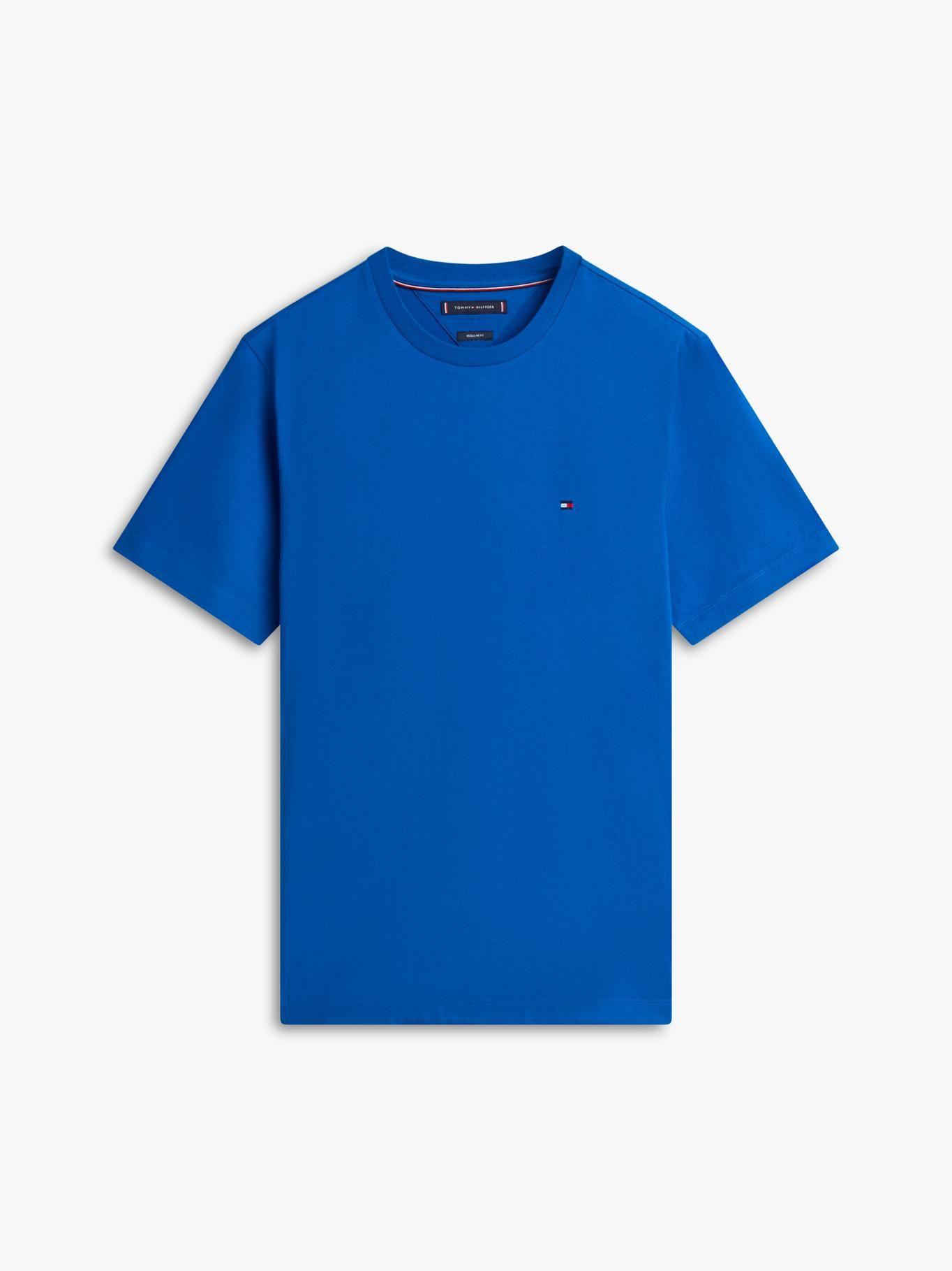 Polera Essential C-Neck Regular Fit Tommy Hilfiger Azul-4