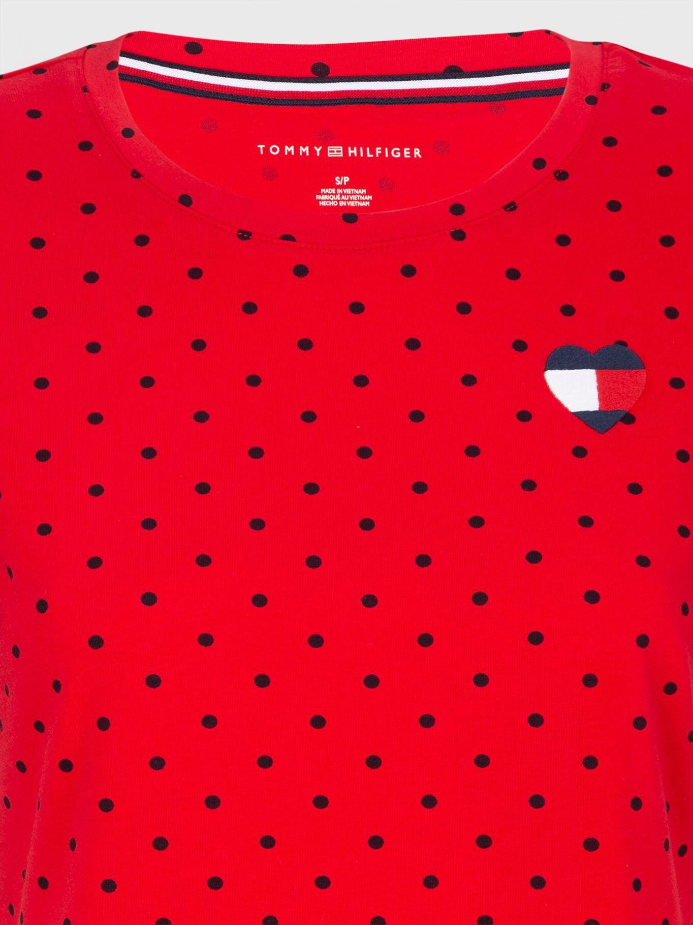 Polera Heart Flag Logo Rojo Tommy Hilfiger-2