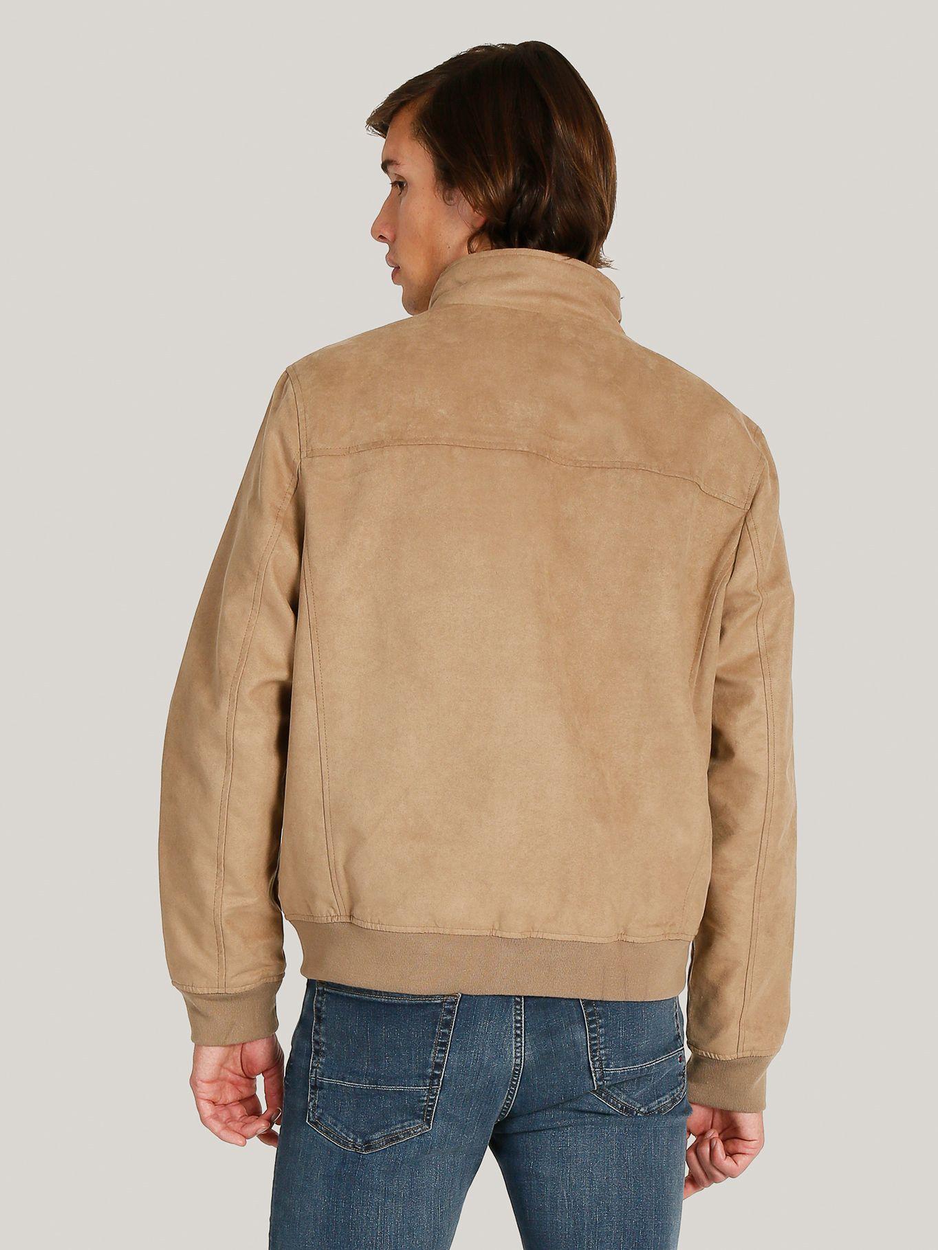 Chaqueta Bomber Microsuede Café Tommy Hilfiger-3