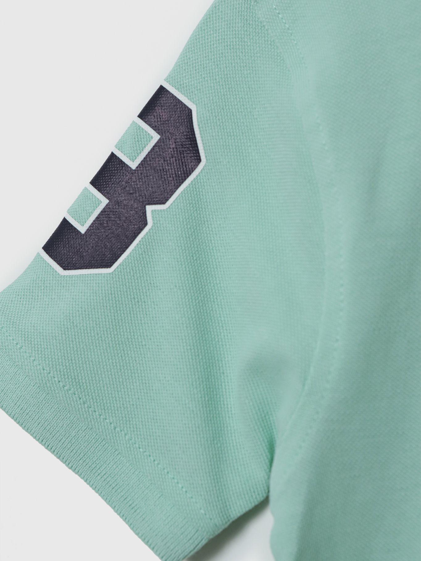 Polo Solid Con Logo Bordado Verde Tommy Hilfiger-2