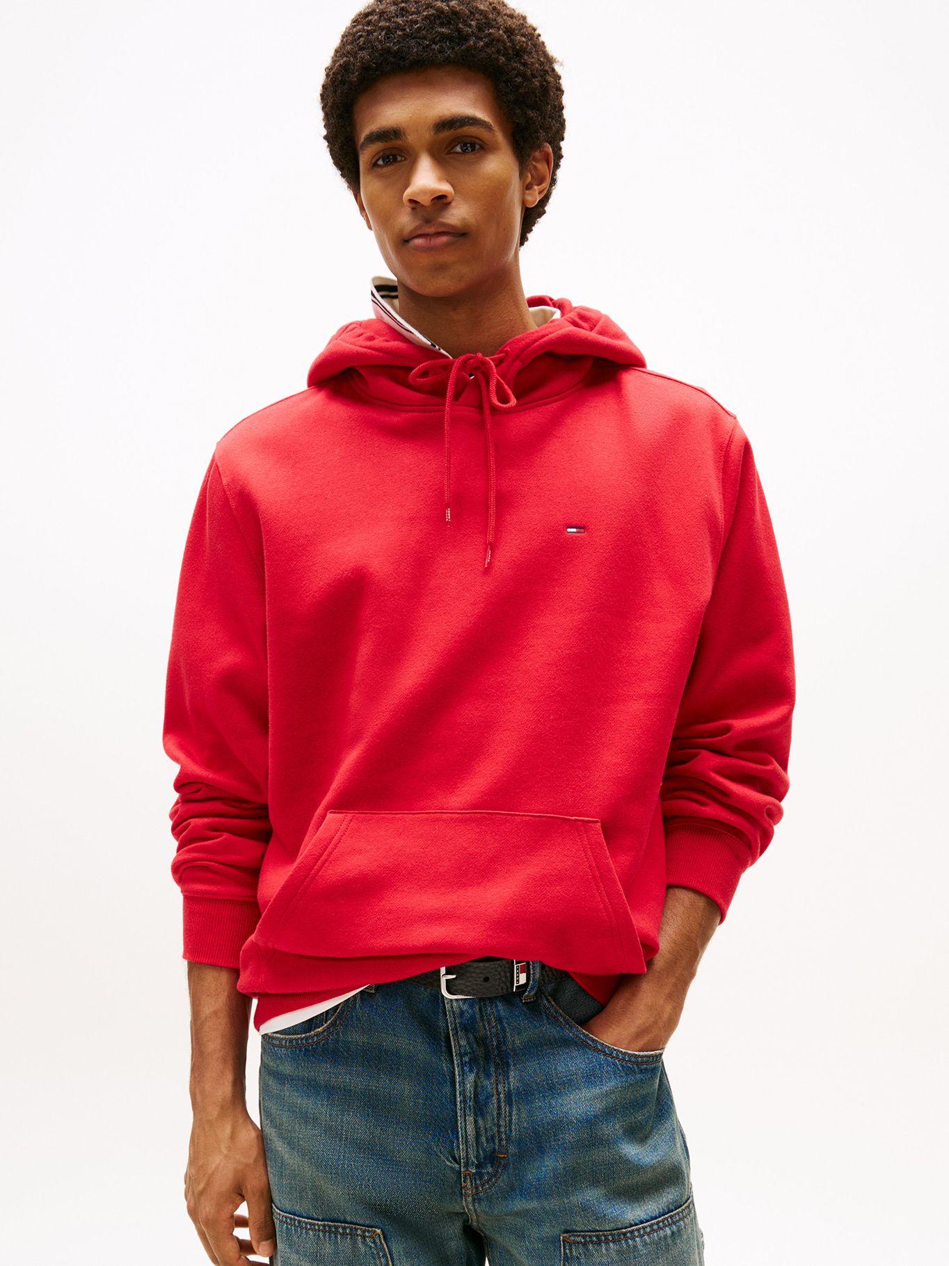 Polerón Hoodie Solid Con Logo Rojo XLE Tommy Jeans-0
