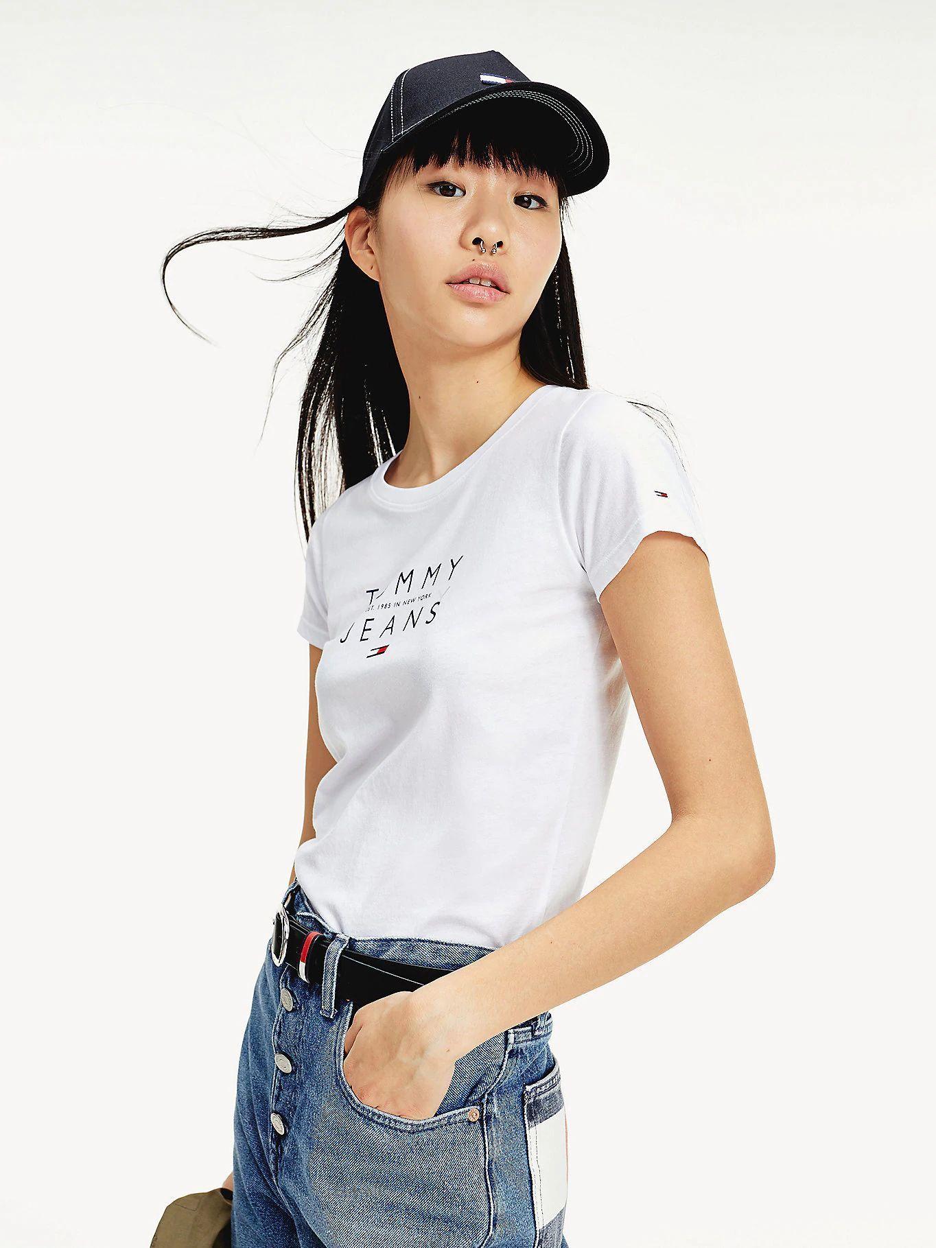 Polera New York Logo Blanco Tommy Hilfiger-0