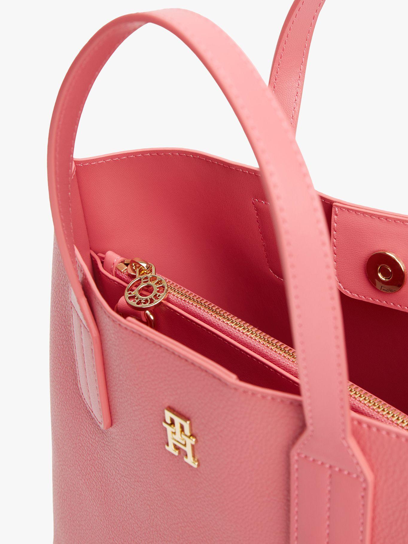 Tote Distinct Monogram Rosado Tommy Hilfiger-3