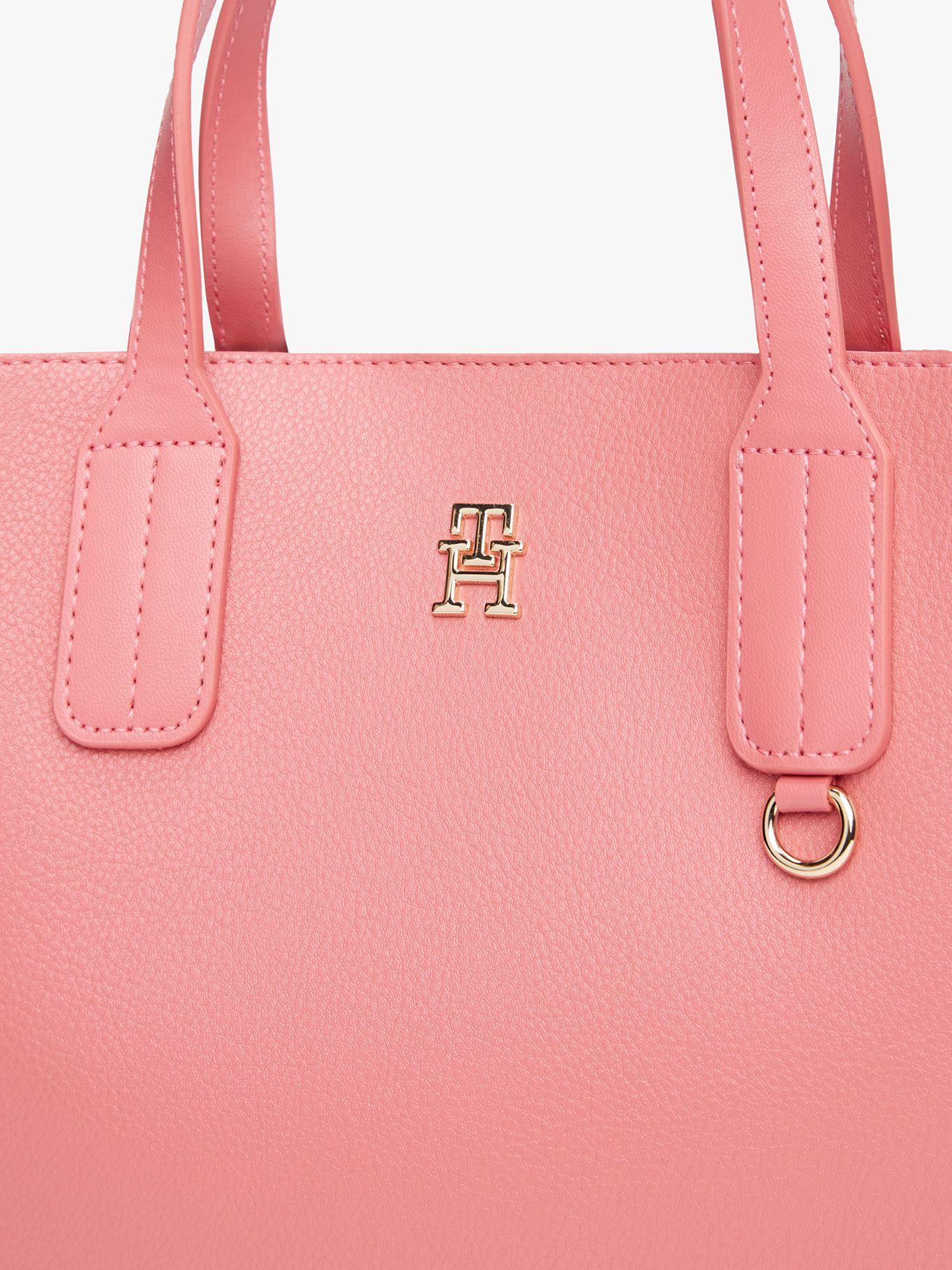 Tote Distinct Monogram Rosado Tommy Hilfiger-4