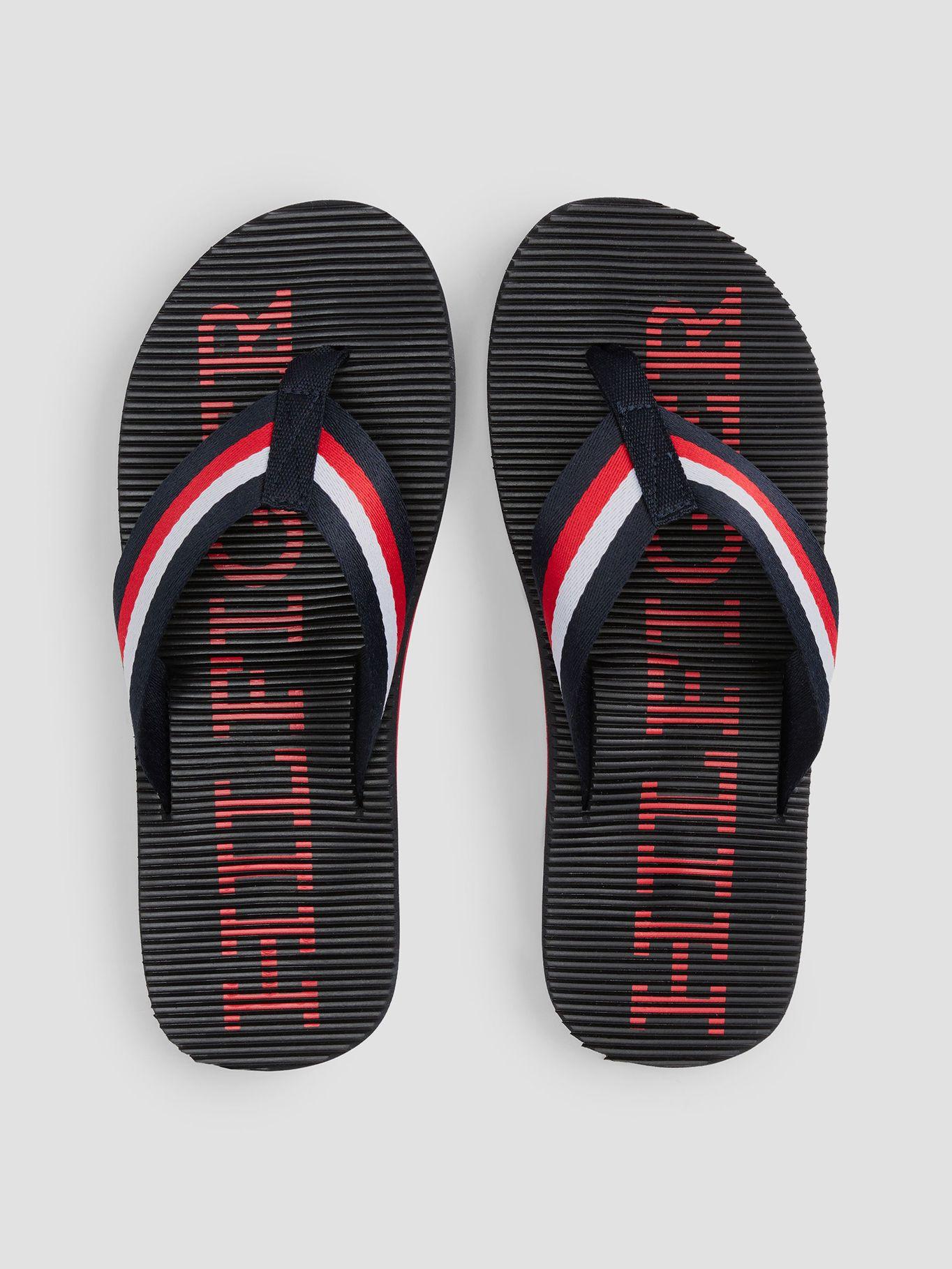 Sandalia Logo Y Plantilla De Masaje Azul Tommy Hilfiger-2