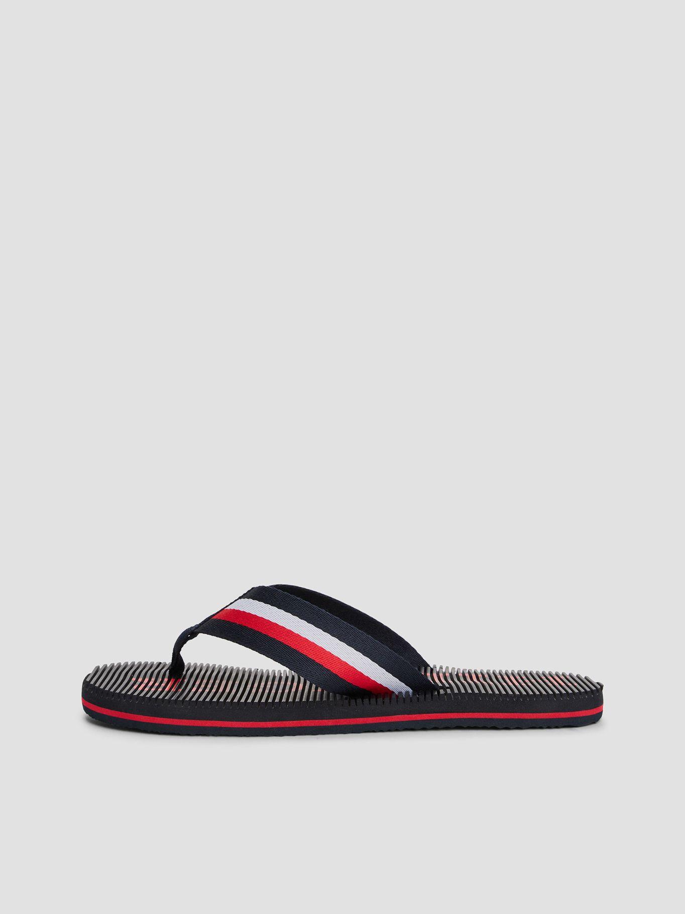 Sandalia Logo Y Plantilla De Masaje Azul Tommy Hilfiger-5