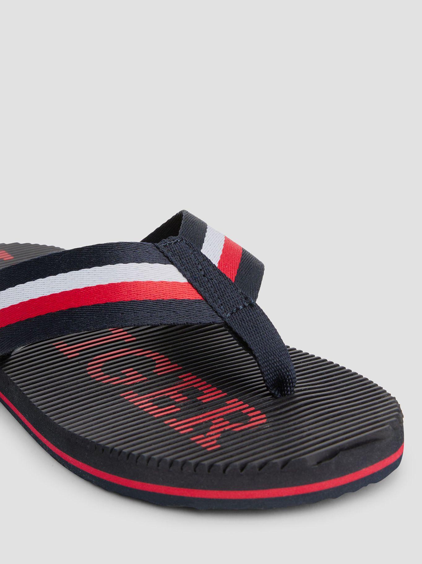 Sandalia Logo Y Plantilla De Masaje Azul Tommy Hilfiger-6