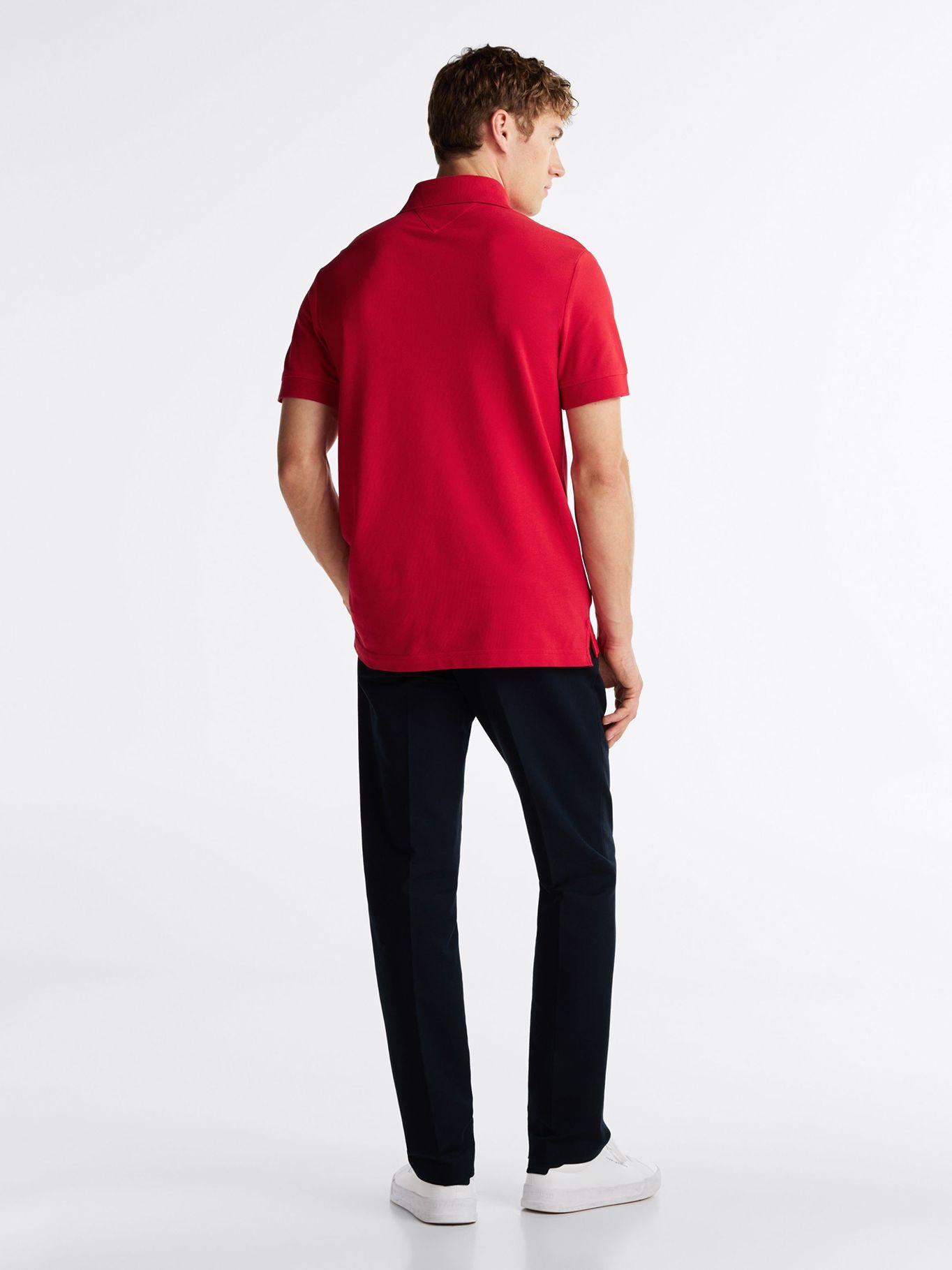 Polo Chest Insert Logo Rojo Tommy Hilfiger-2