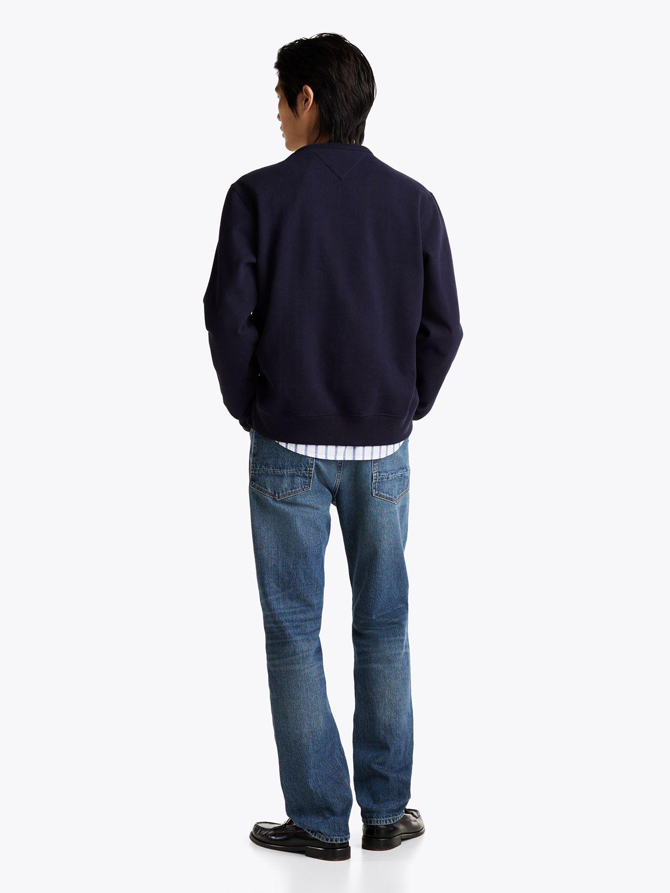 Polerón Solid Con Logo Azul Tommy Hilfiger-2