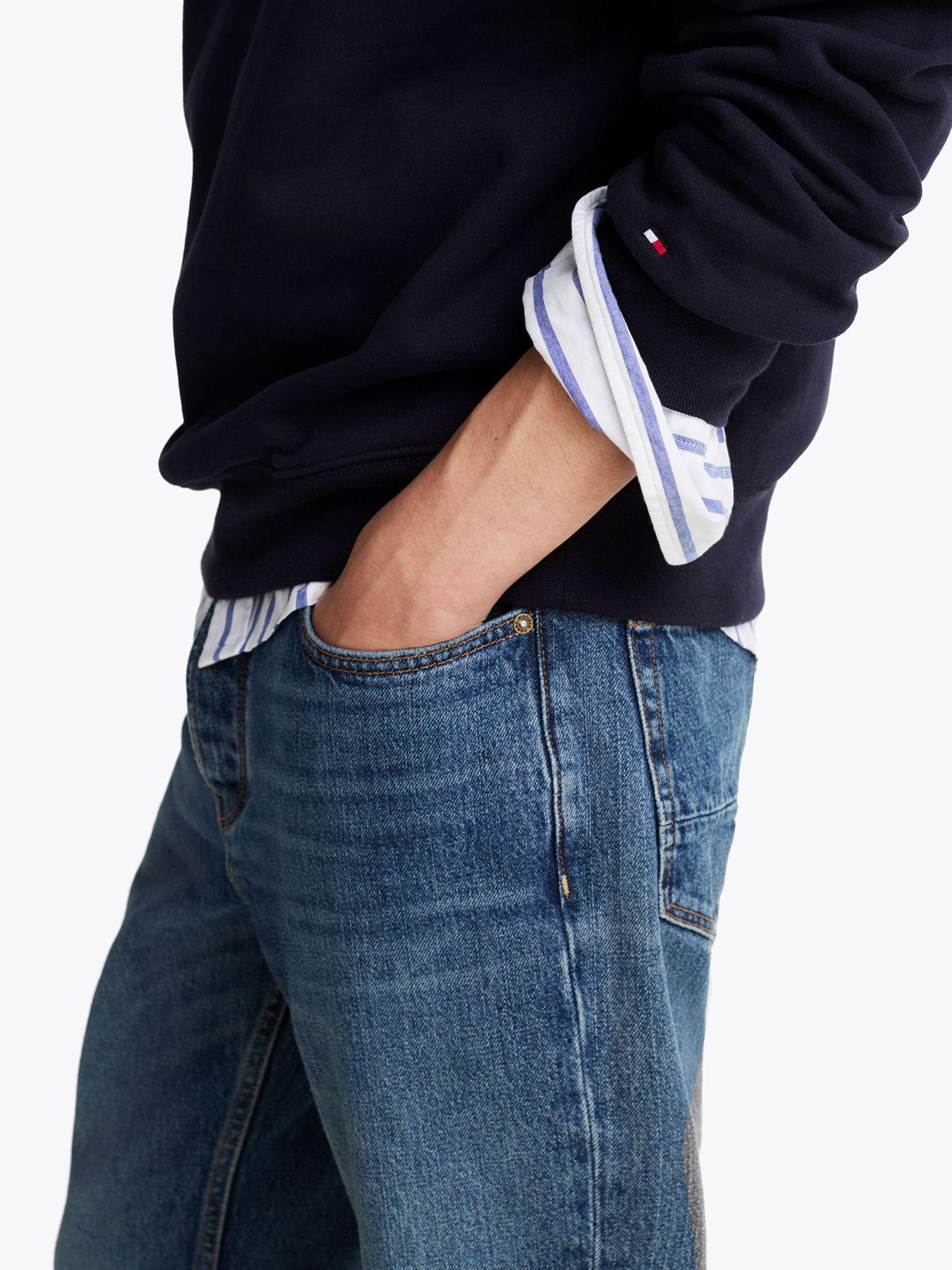 Polerón Solid Con Logo Azul Tommy Hilfiger-3
