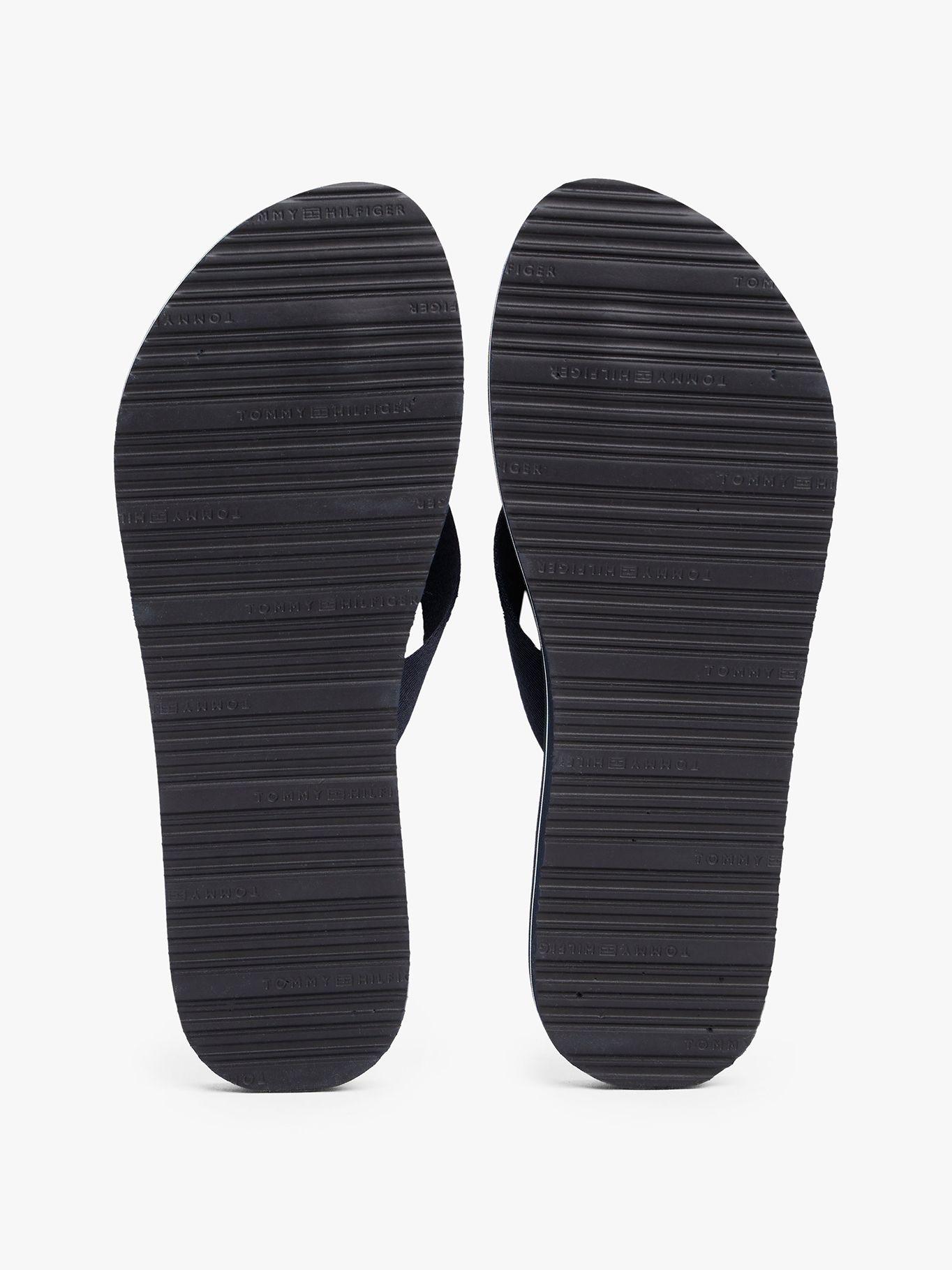 Sandalias TH Trenzadas De Monograma Azul Tommy Hilfiger-3