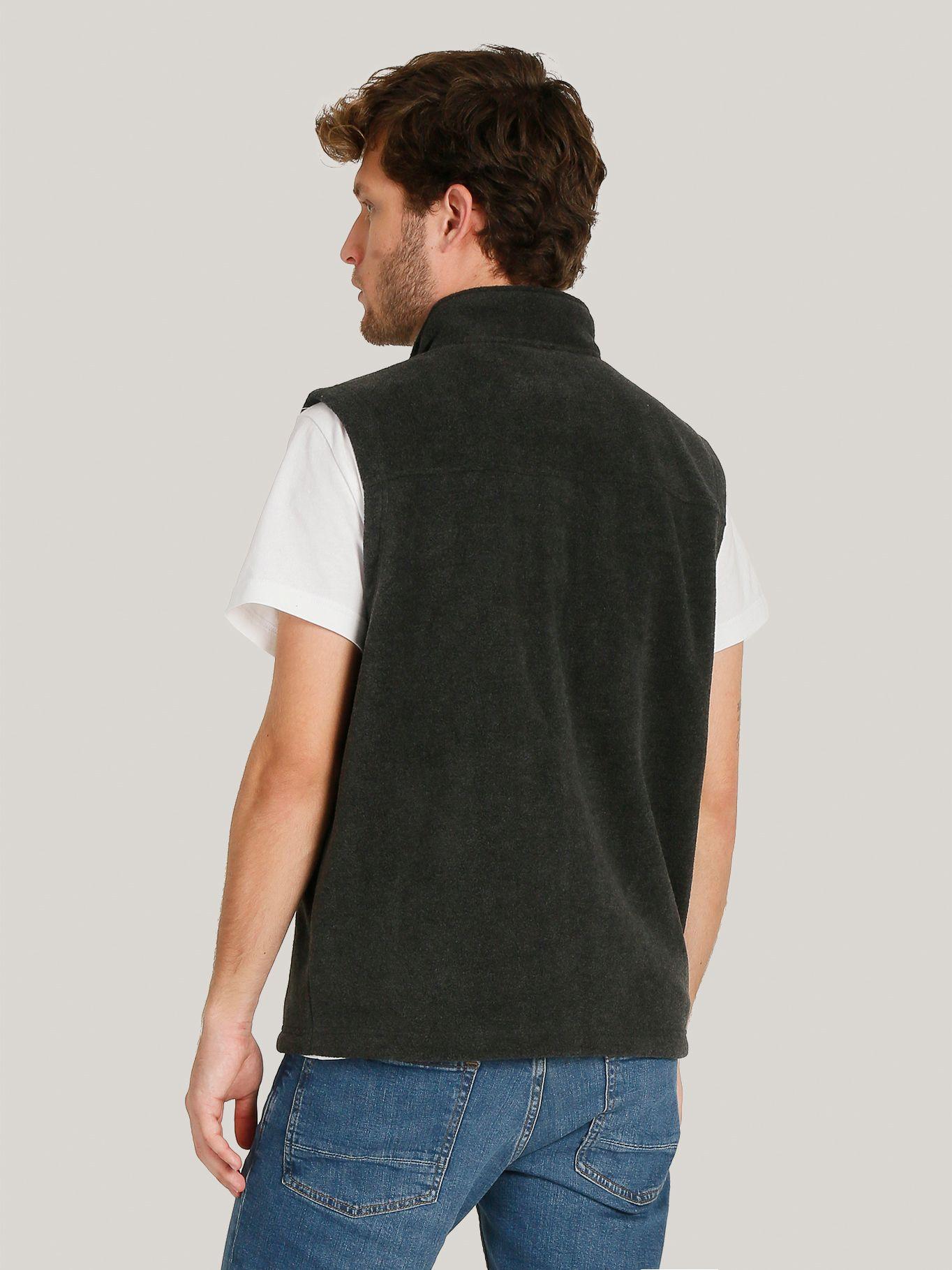 Chaqueta Vest Solid Logo Gris Tommy Hilfiger-3
