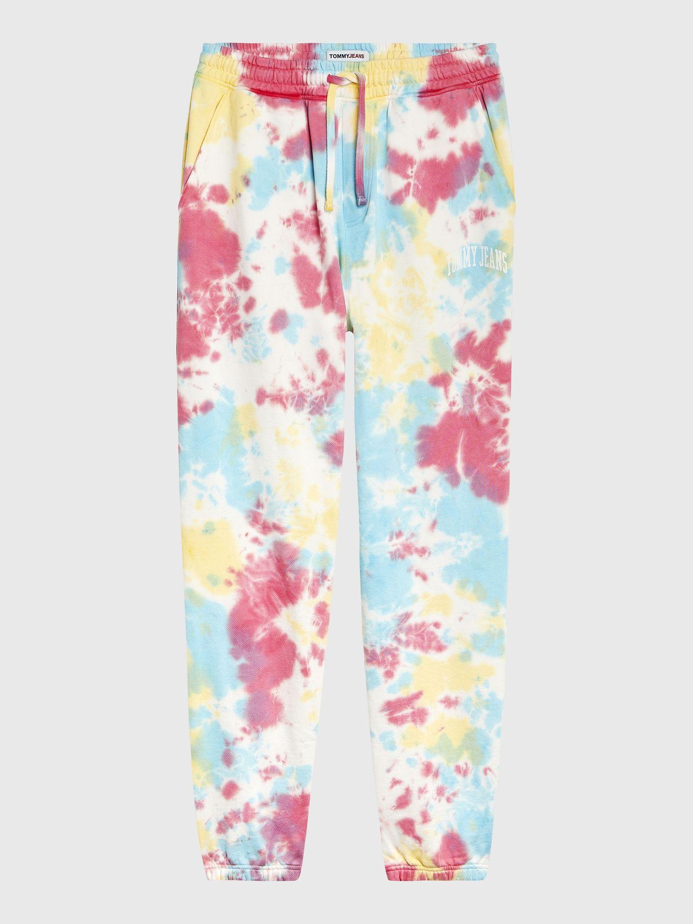 Joggers Tie Dye Con Logo Rosado Tommy Hilfiger-4