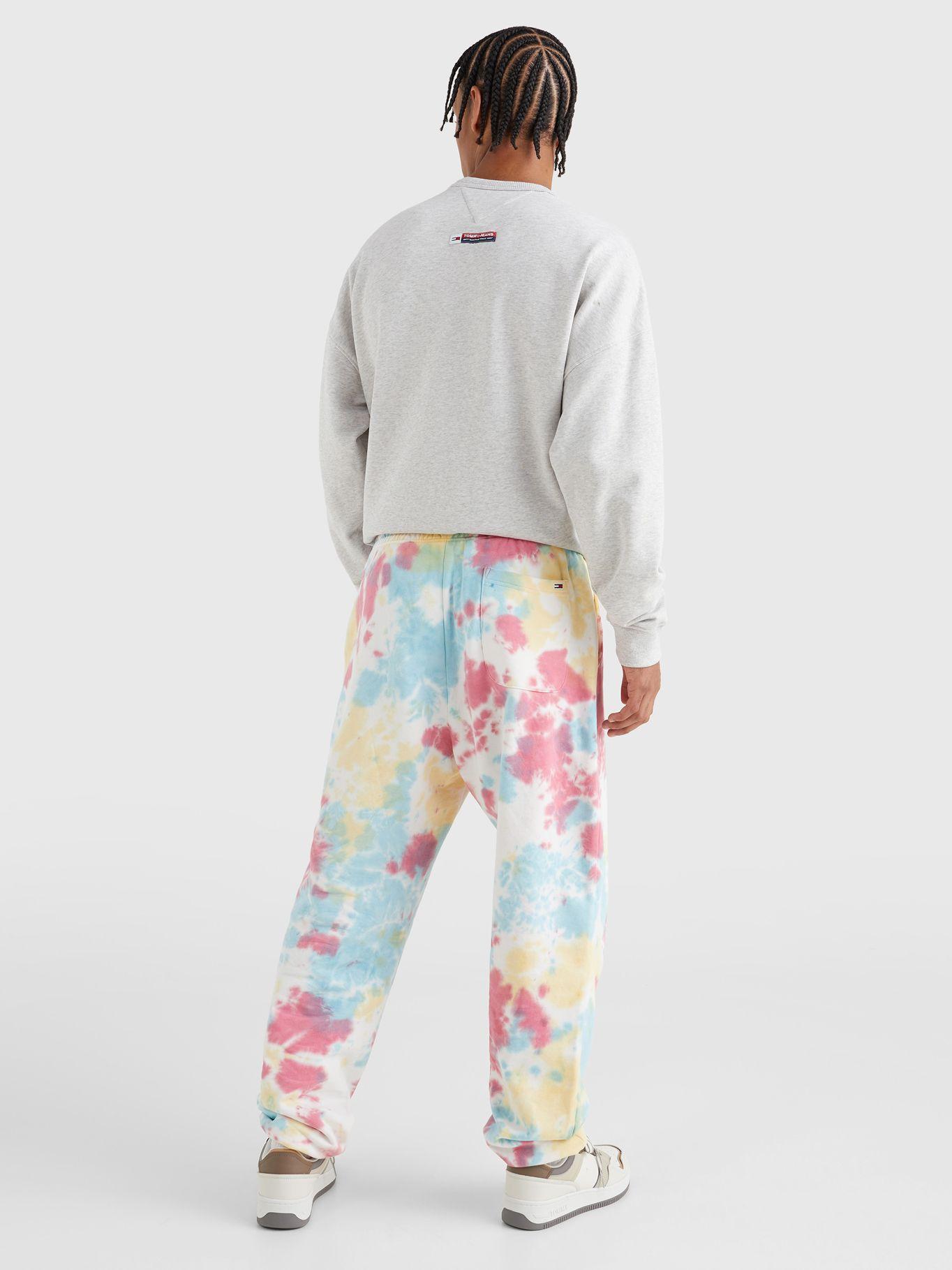 Joggers Tie Dye Con Logo Rosado Tommy Hilfiger-1