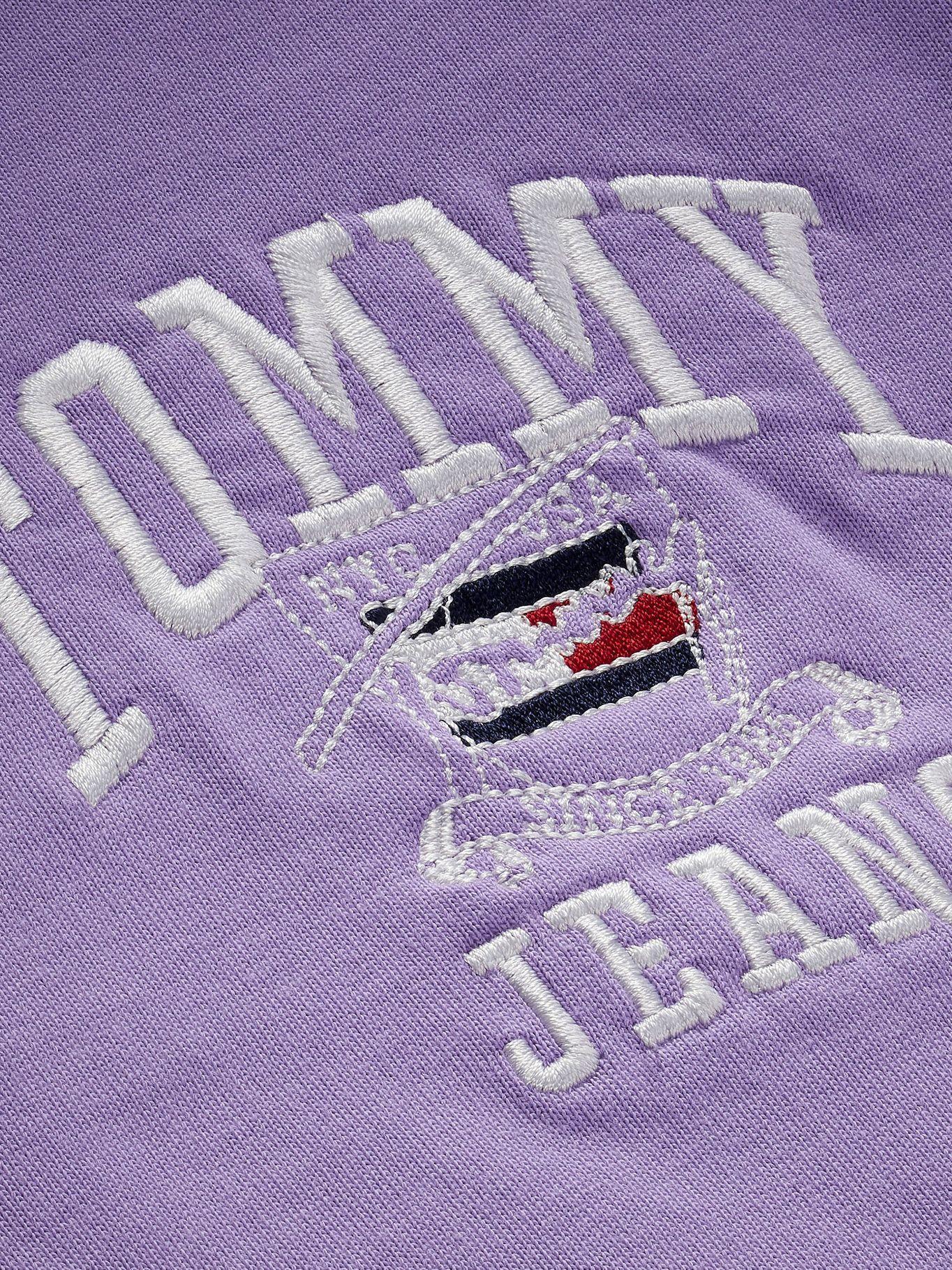 Polera Homespun College Morado Tommy Jeans F2-2