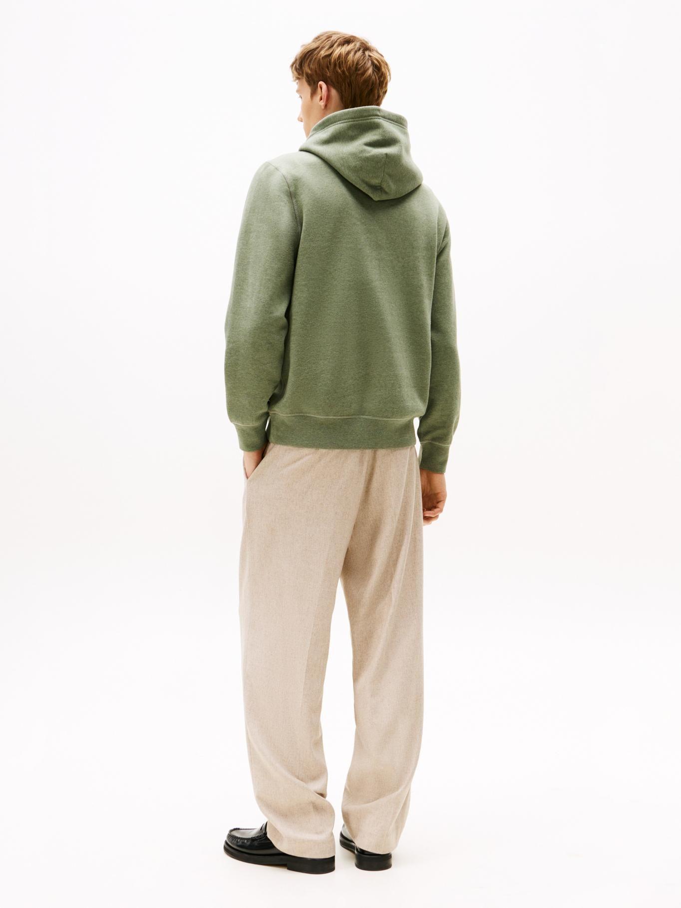 Polerón Essential Con Logo Bordado Verde Tommy Hilfiger-2