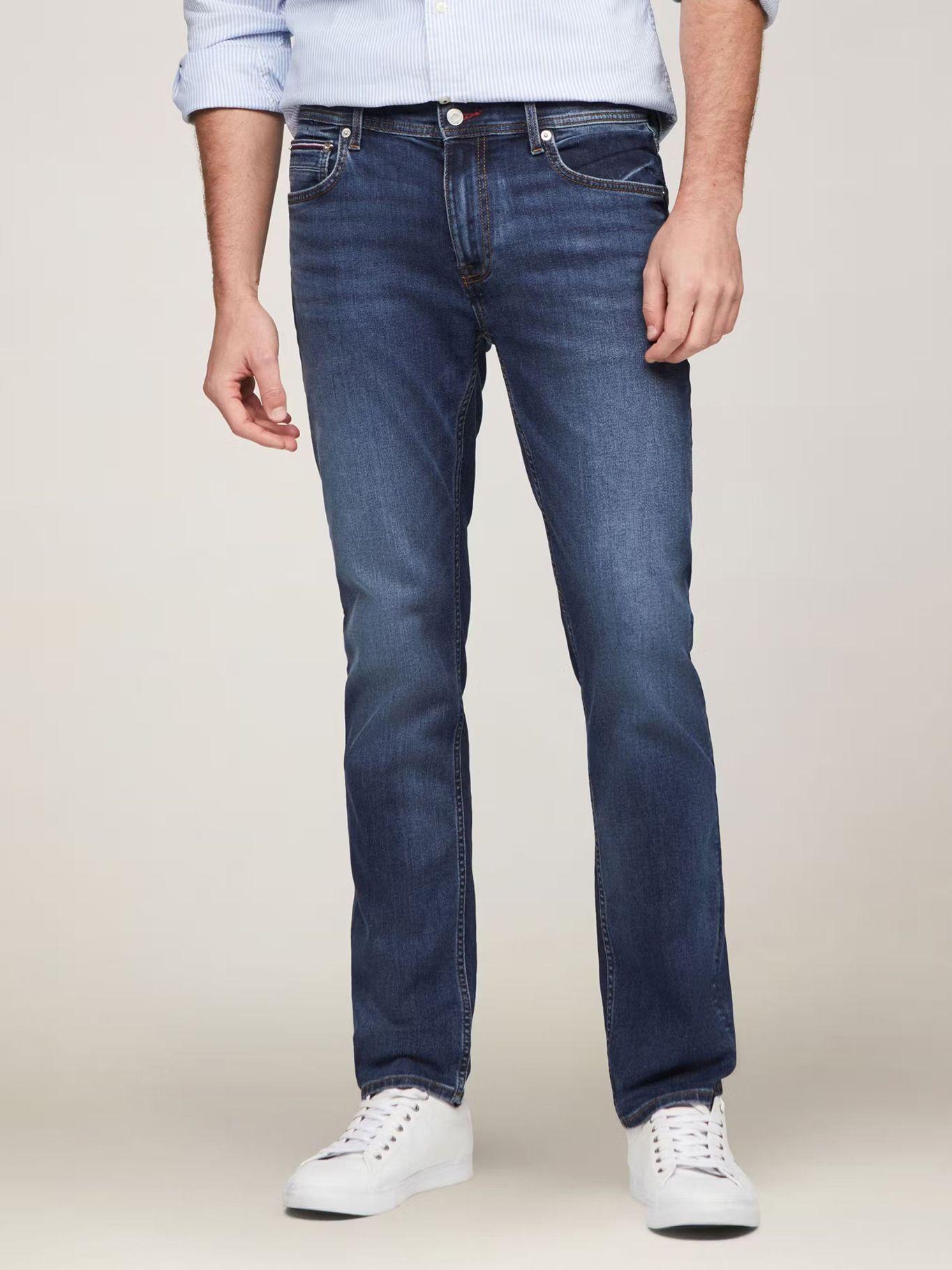 Jeans Denton De Corte Recto Azul Tommy Hilfiger-1