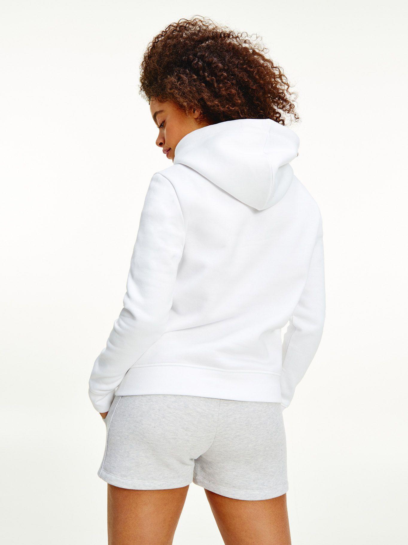 Polerón Hoodie Linear Blanco Tommy Jeans M2-1