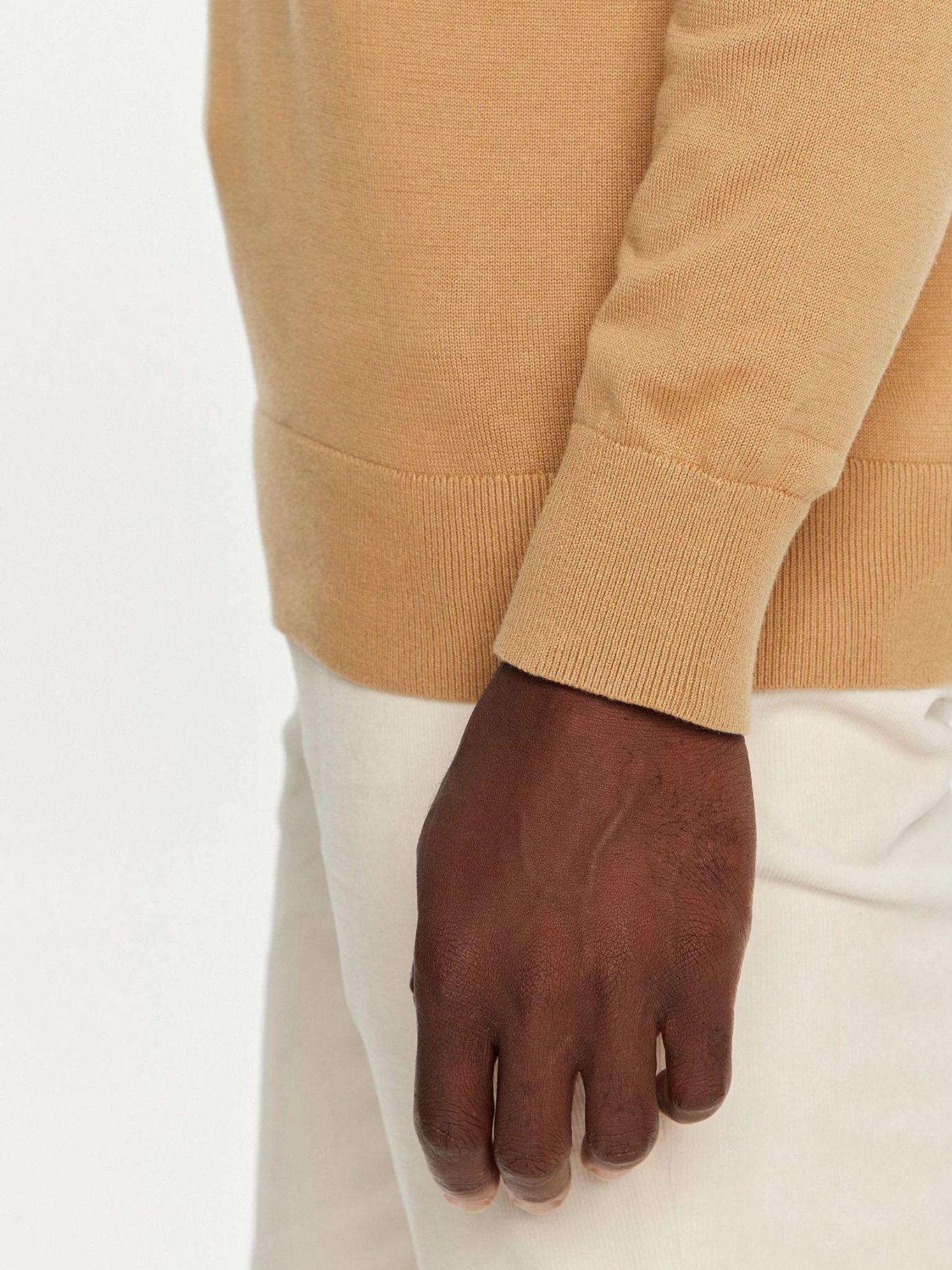 Sweater Básico Signature C-Neck Beige Tommy Hilfiger-2